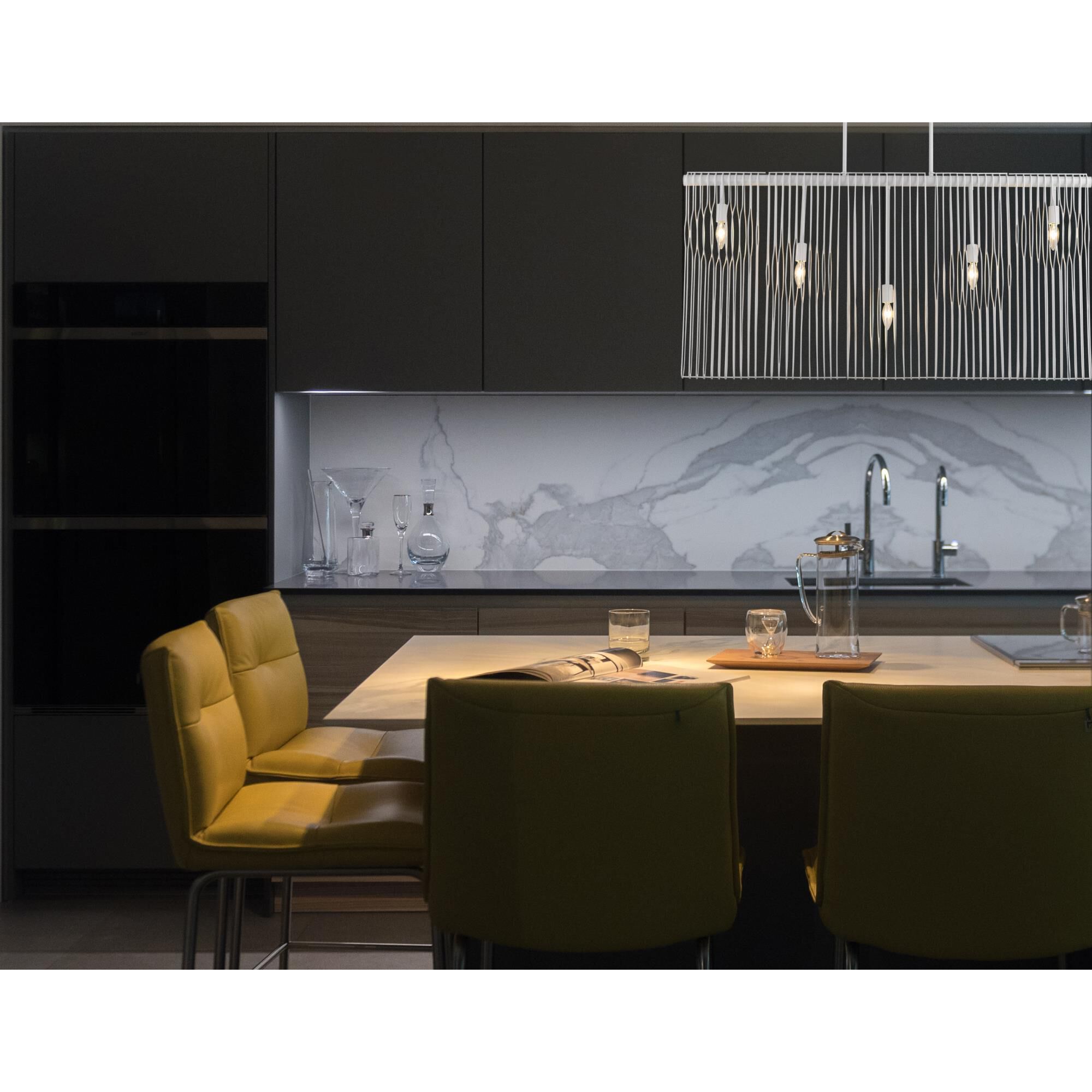 Contour 45 Inch 5 Light Linear Suspension Light by Z-Lite