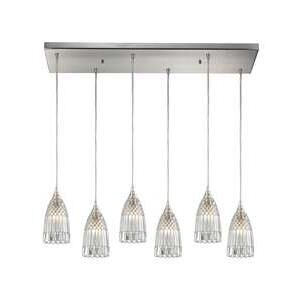 Kersey 30 Inch 6 Light Linear Suspension Light by ELK Lighting