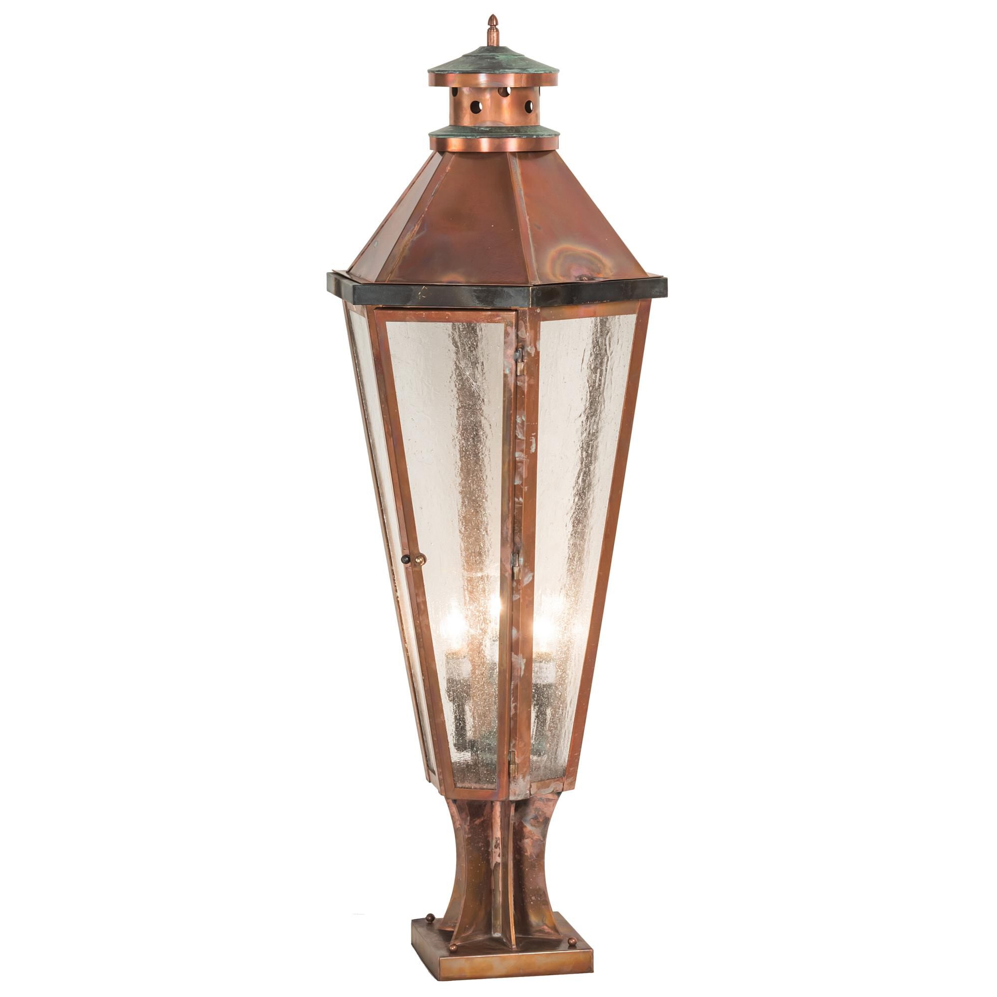 Shown in Antique Copper, Verdigris finish