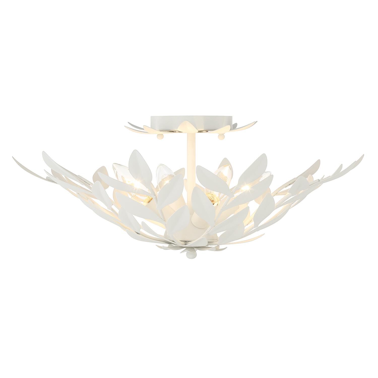 Broche 21 Inch Semi Flush Mount by Crystorama