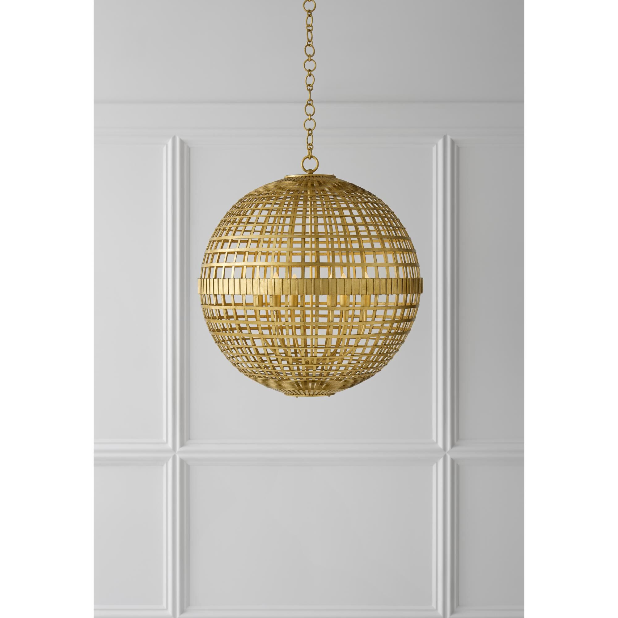 AERIN Mill 30 Inch Cage Pendant by Visual Comfort Signature Collection