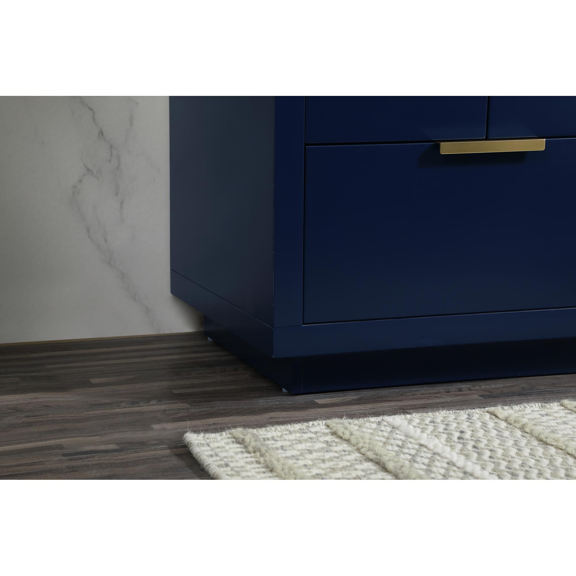 Shown in Blue finish