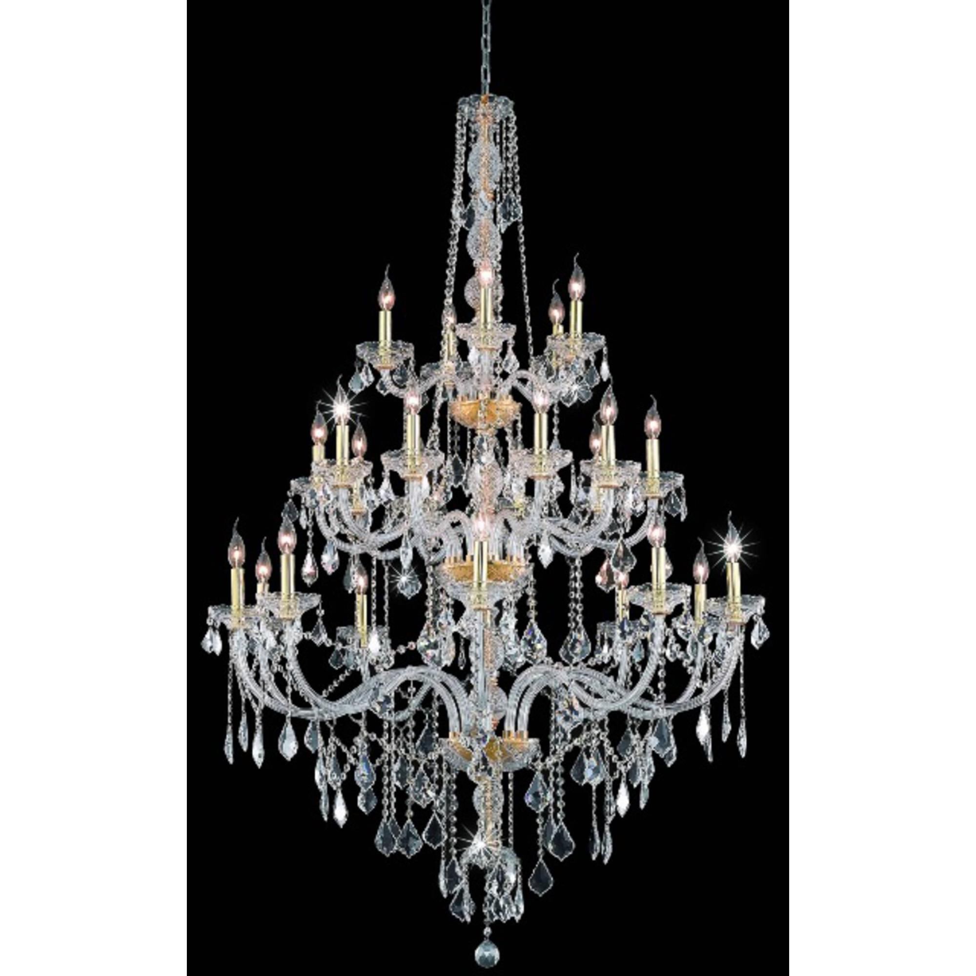 Verona 43 Inch 25 Light Chandelier by Elegant Lighting