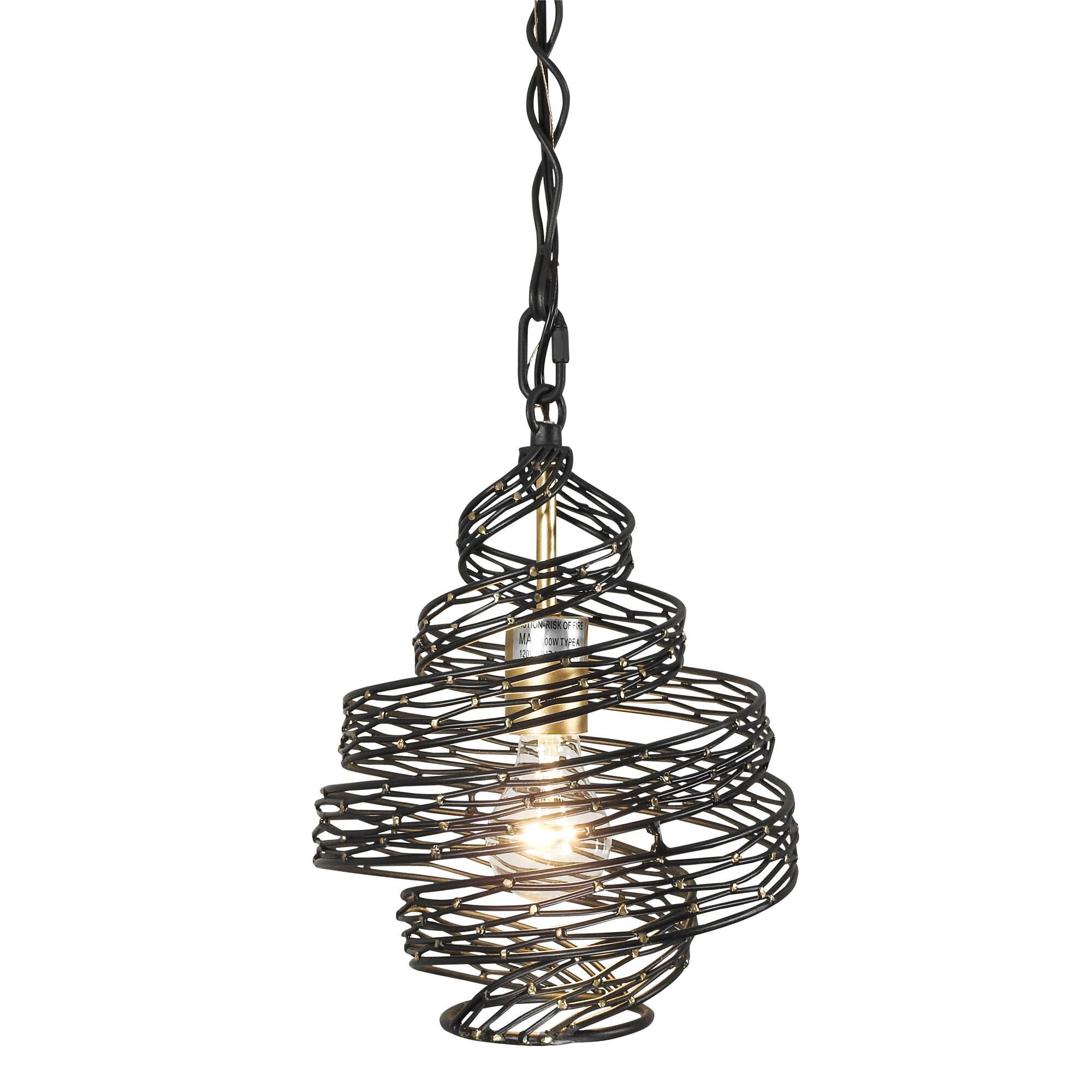 Shown in Gold finish and Matte Black - French Gold shade