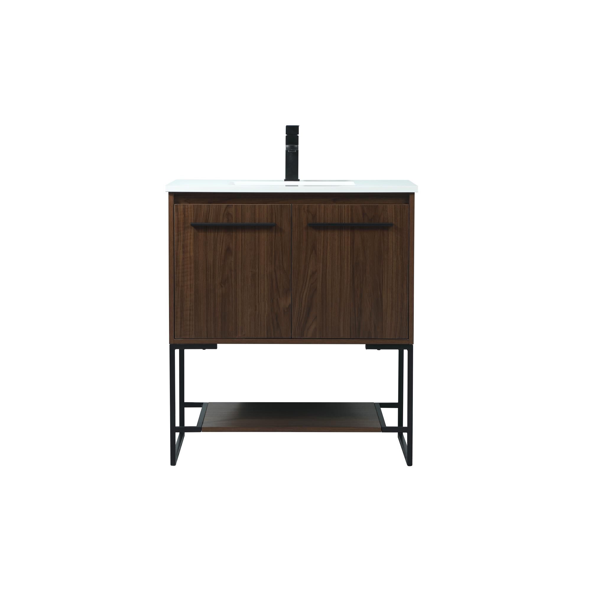 Shown in Walnut finish