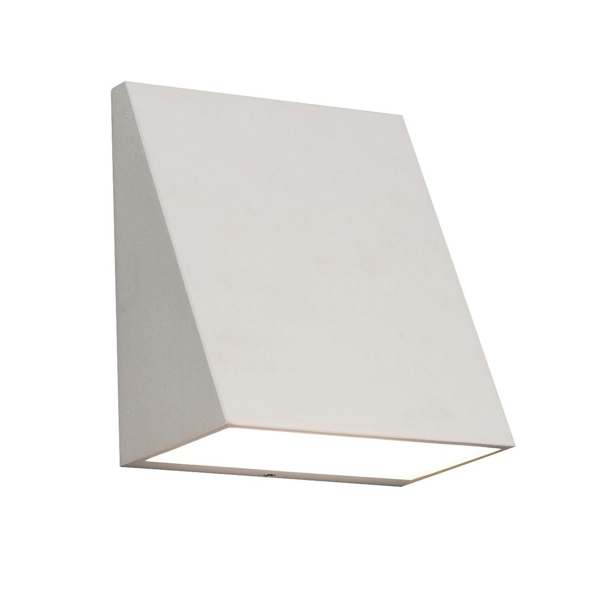 Shown in White finish and Frosted glass