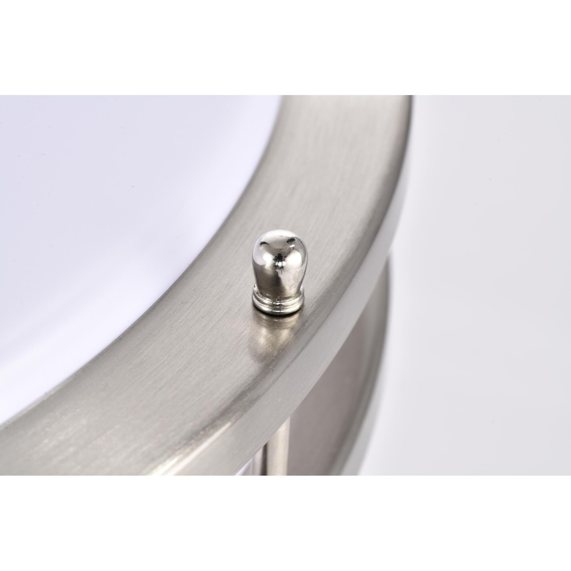 Shown in Brushed Nickel finish