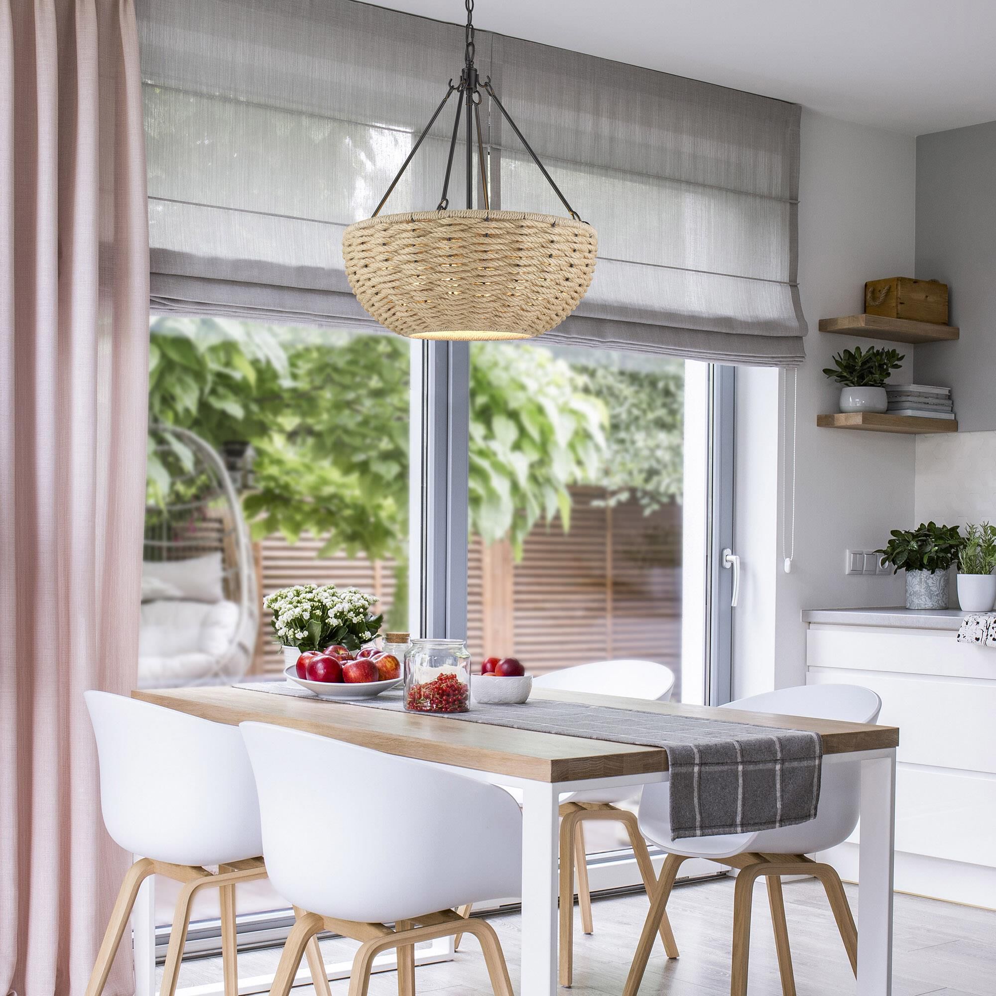 Hathaway 20 Inch Large Pendant by Golden Lighting