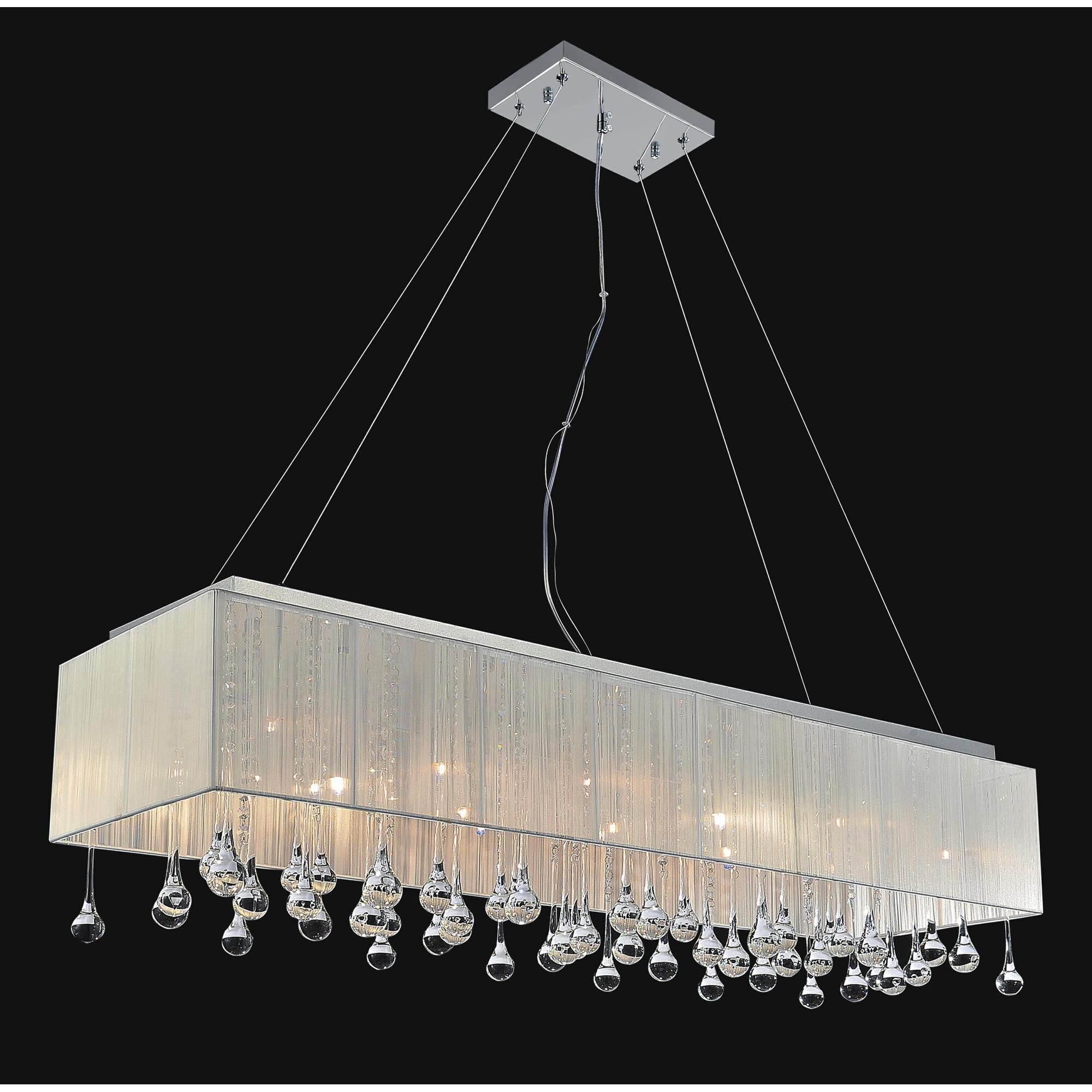Water Drop Linear Suspension Light by CWI Lighting