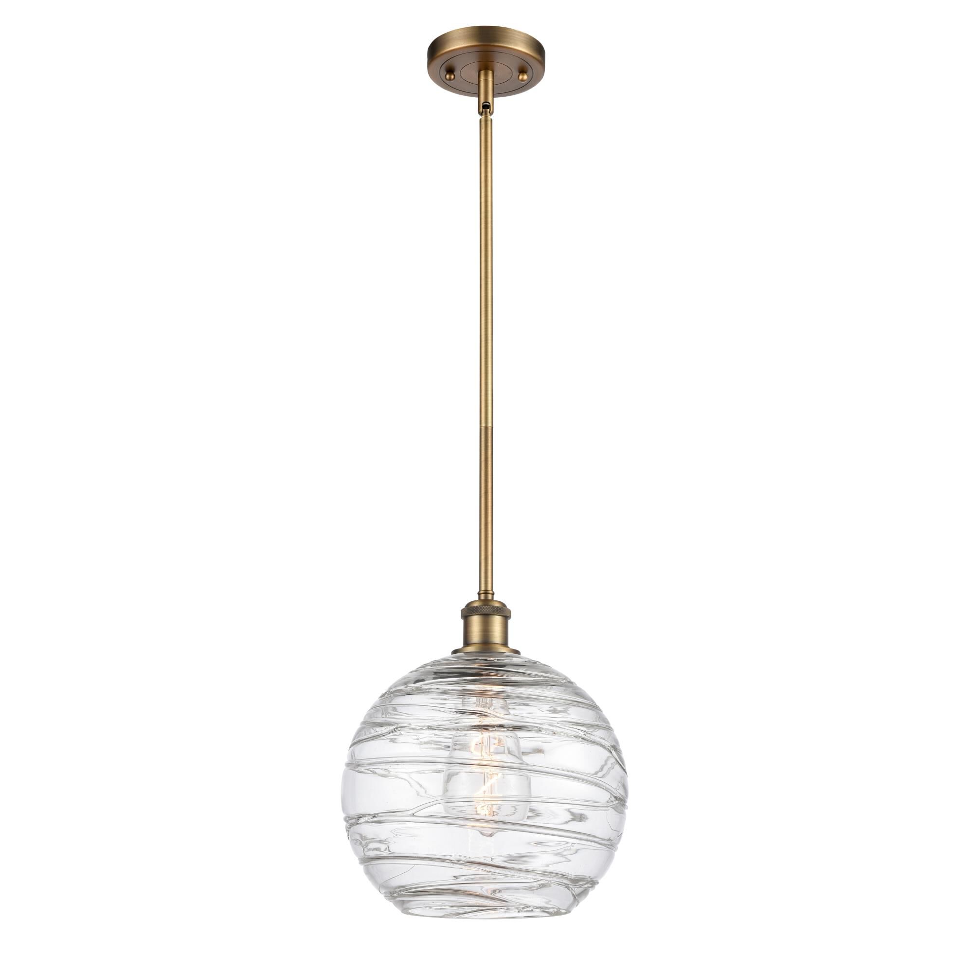 Bruno Marashlian Athens Deco Swirl 10 Inch Mini Pendant by Innovations Lighting