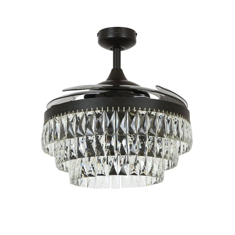 Veil 48 Inch Ceiling Fan with Light Kit by Beacon Lighting
