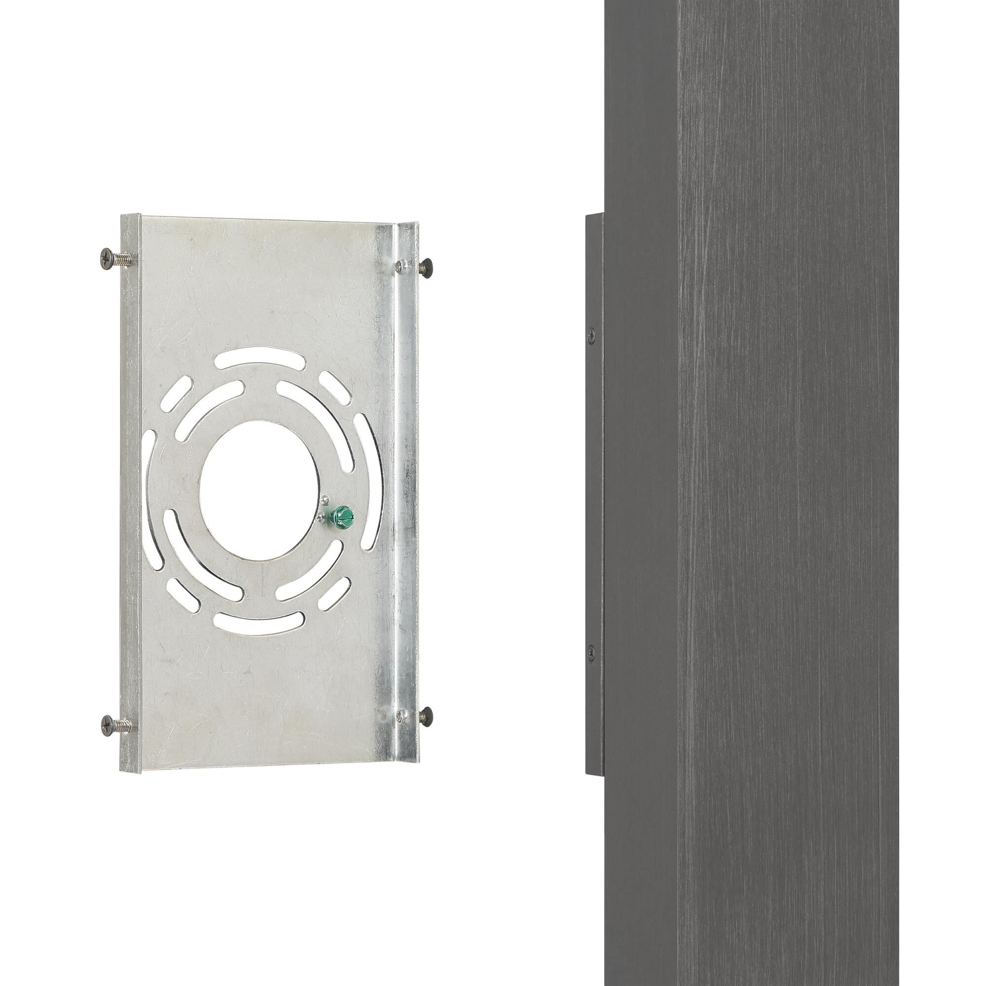 Shown in Graphite finish and Clear Acrylic glass