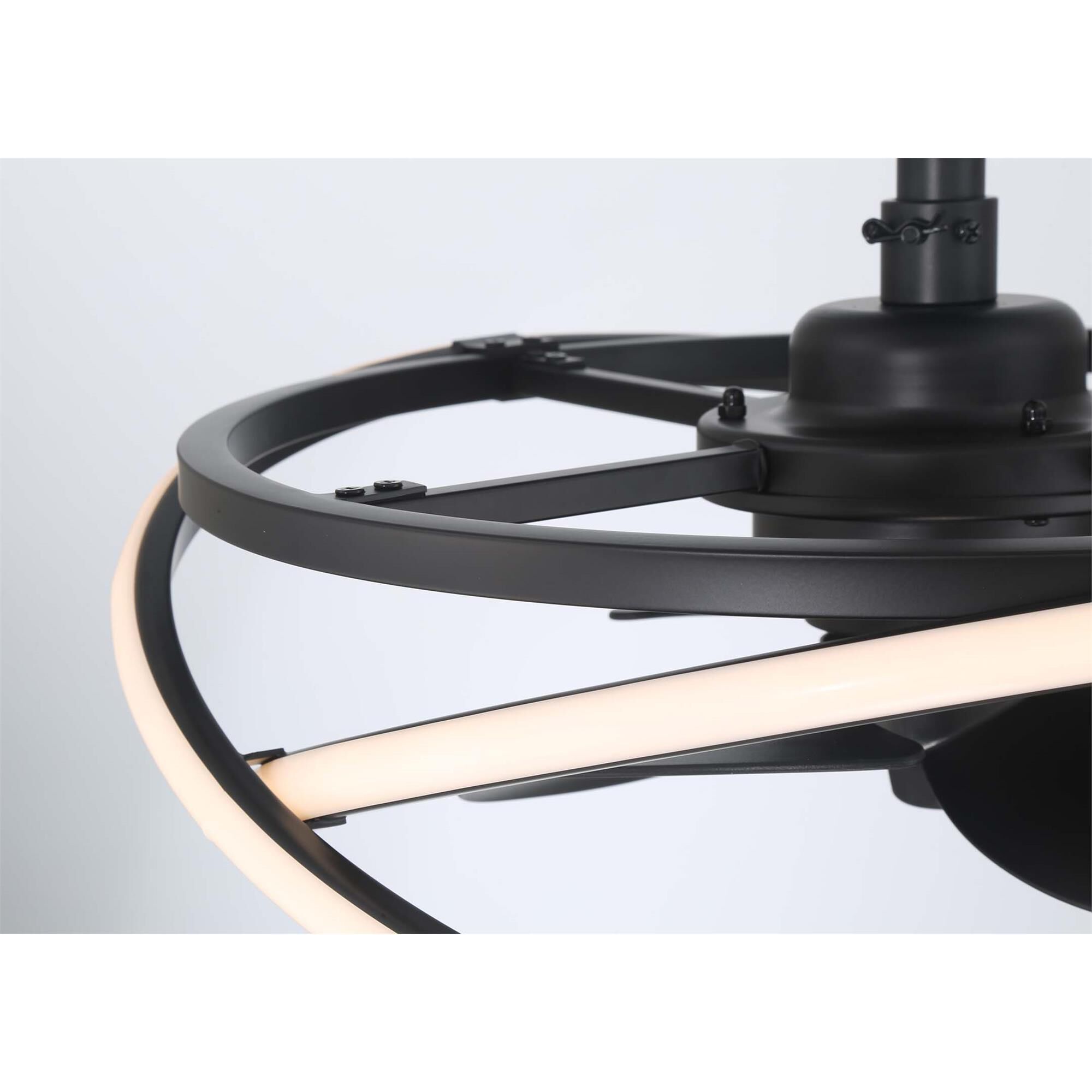Cirro 20 Inch Chandelier Ceiling Fan with Light Kit,