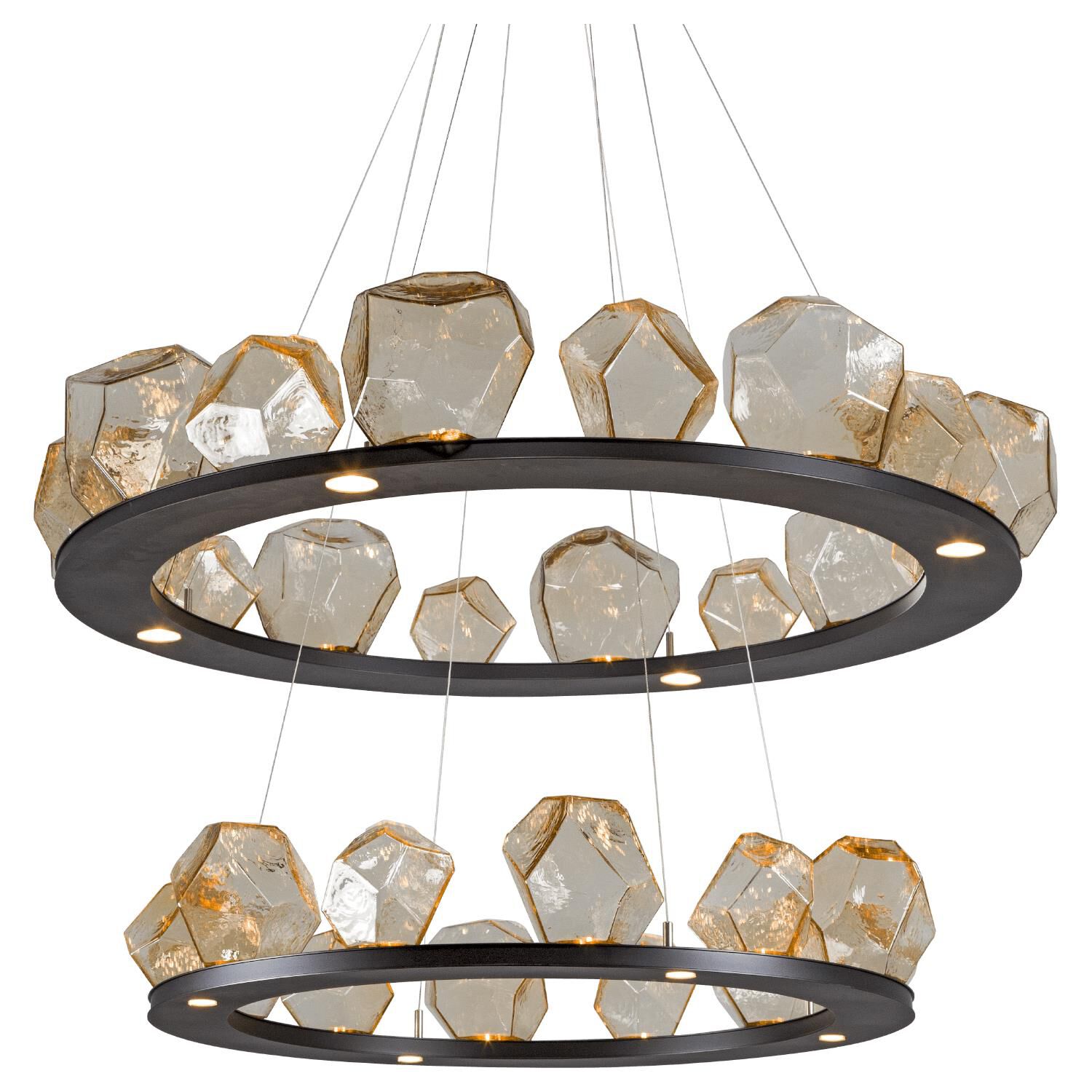 Gem 48 Inch 36 Light LED Chandelier by Hammerton Studio