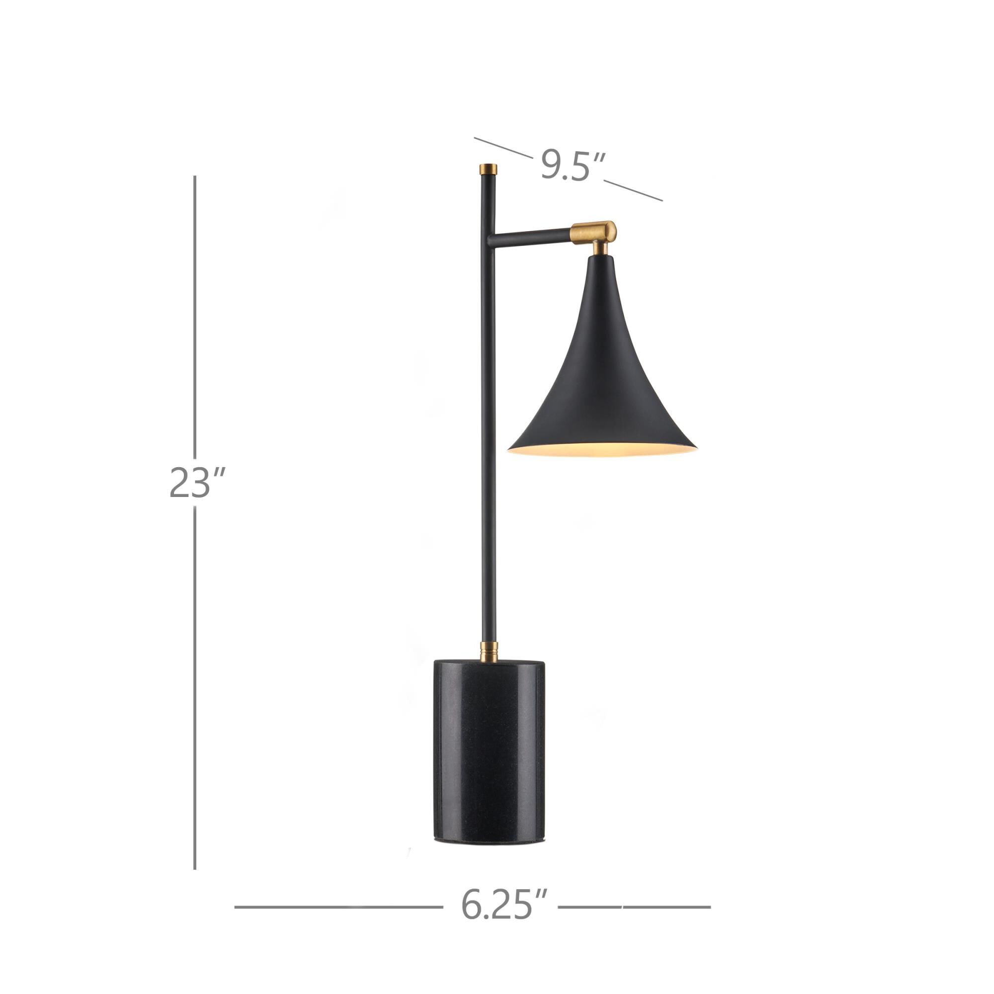 Shown in Matte Black, Matte Brass finish and Black Metal shade