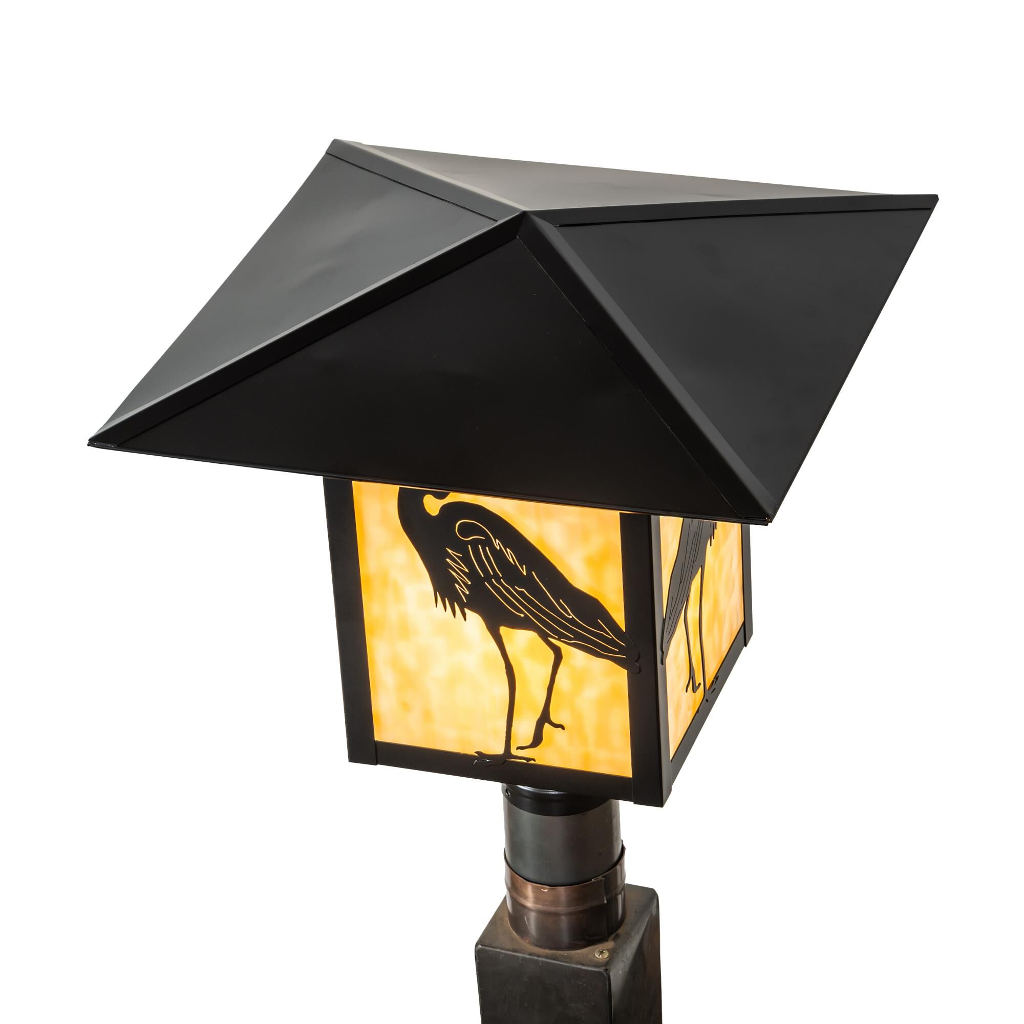 Meyda Lighting Seneca 16 Inch Tall Outdoor Post Lamp