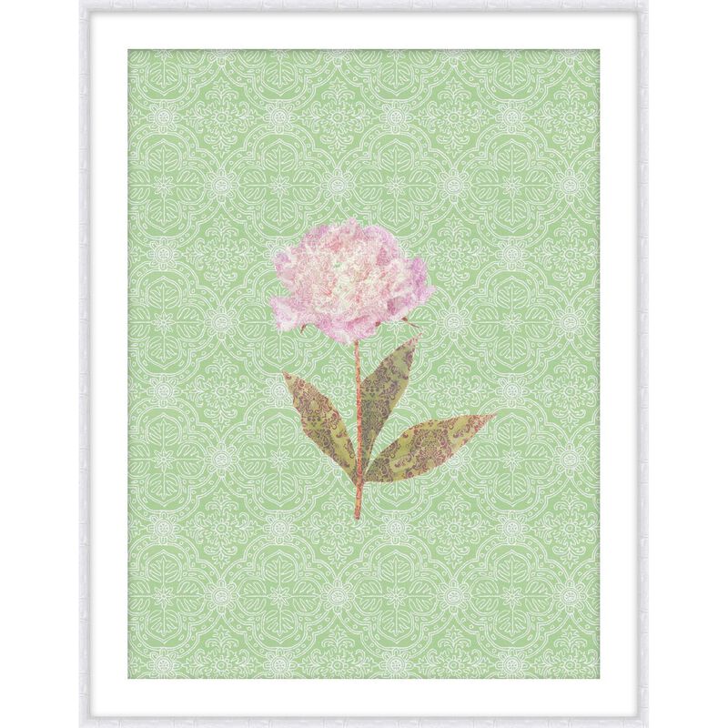 Paper Peony Print by Level57