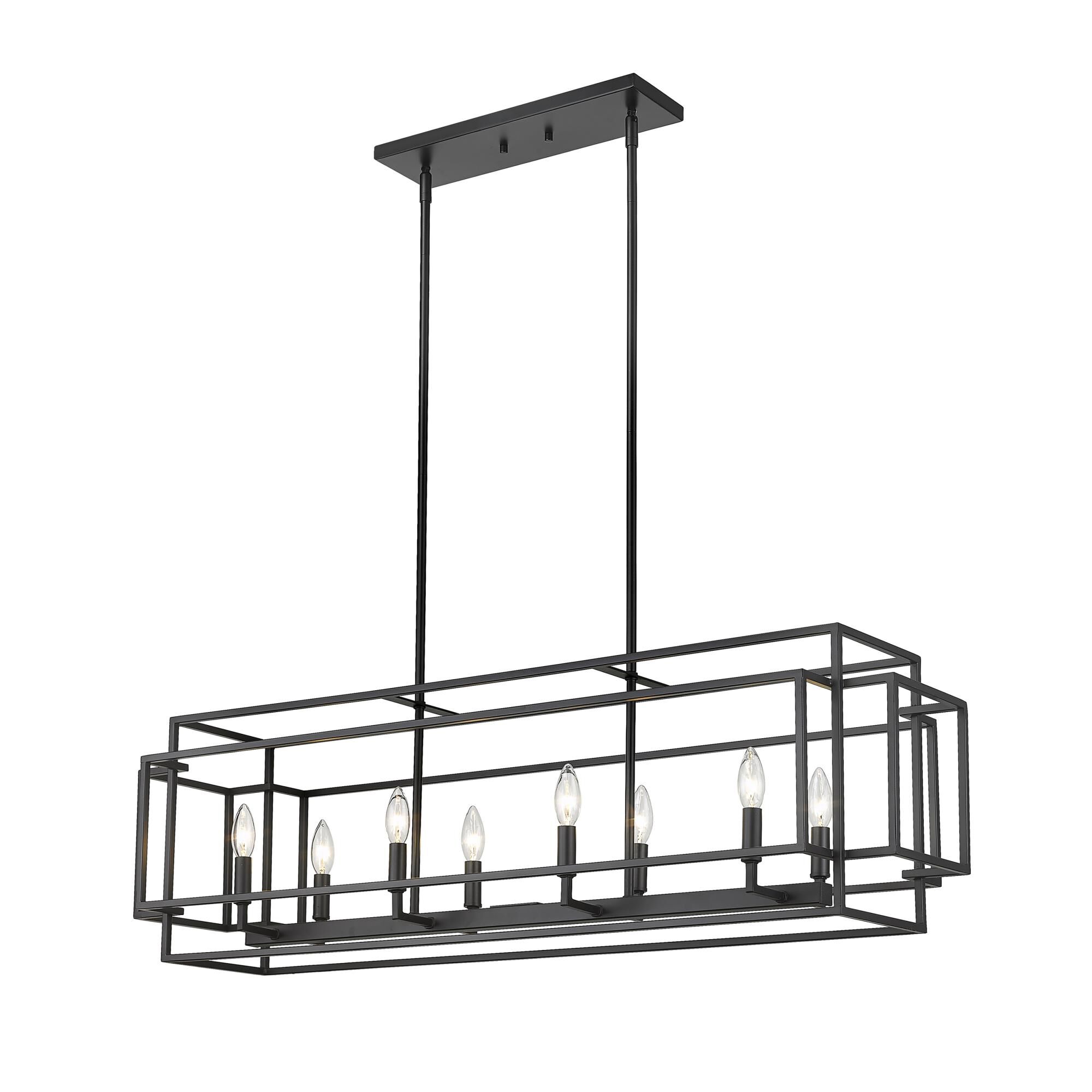 Titania 44 Inch 8 Light Linear Suspension Light by Z-Lite
