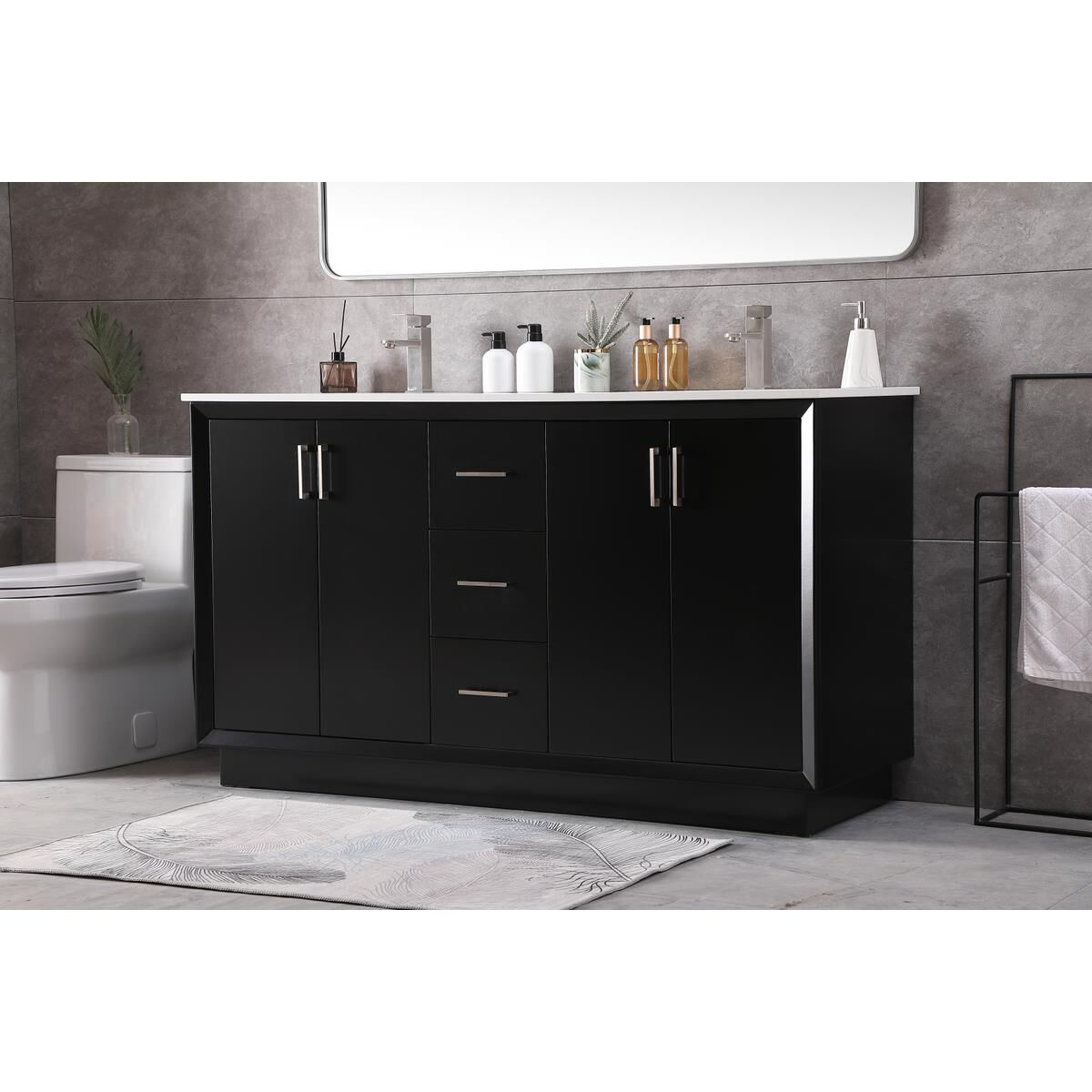 Hayes 60 Inch Bath Vanity by Elegant Decor