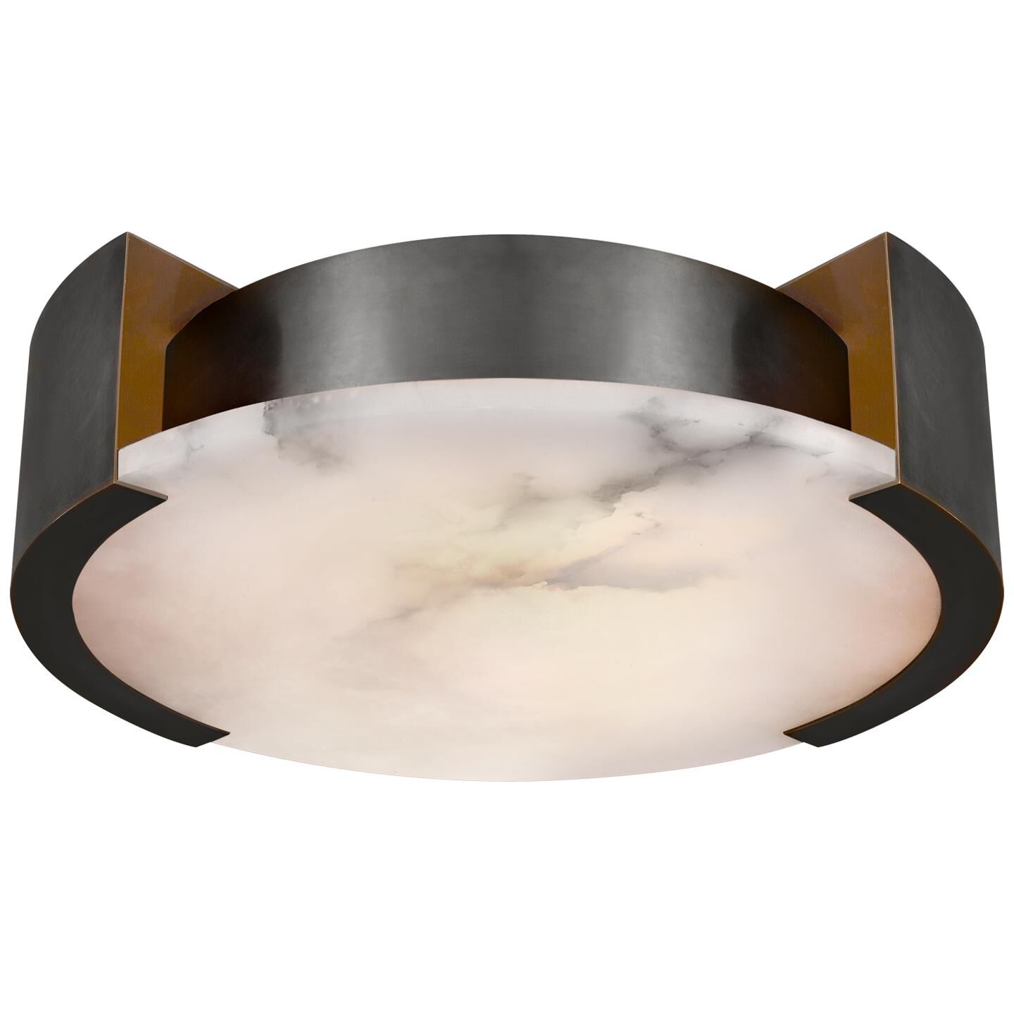 Kelly Wearstler Melange 17 Inch 2 Light Flush Mount by Visual Comfort Signature Collection