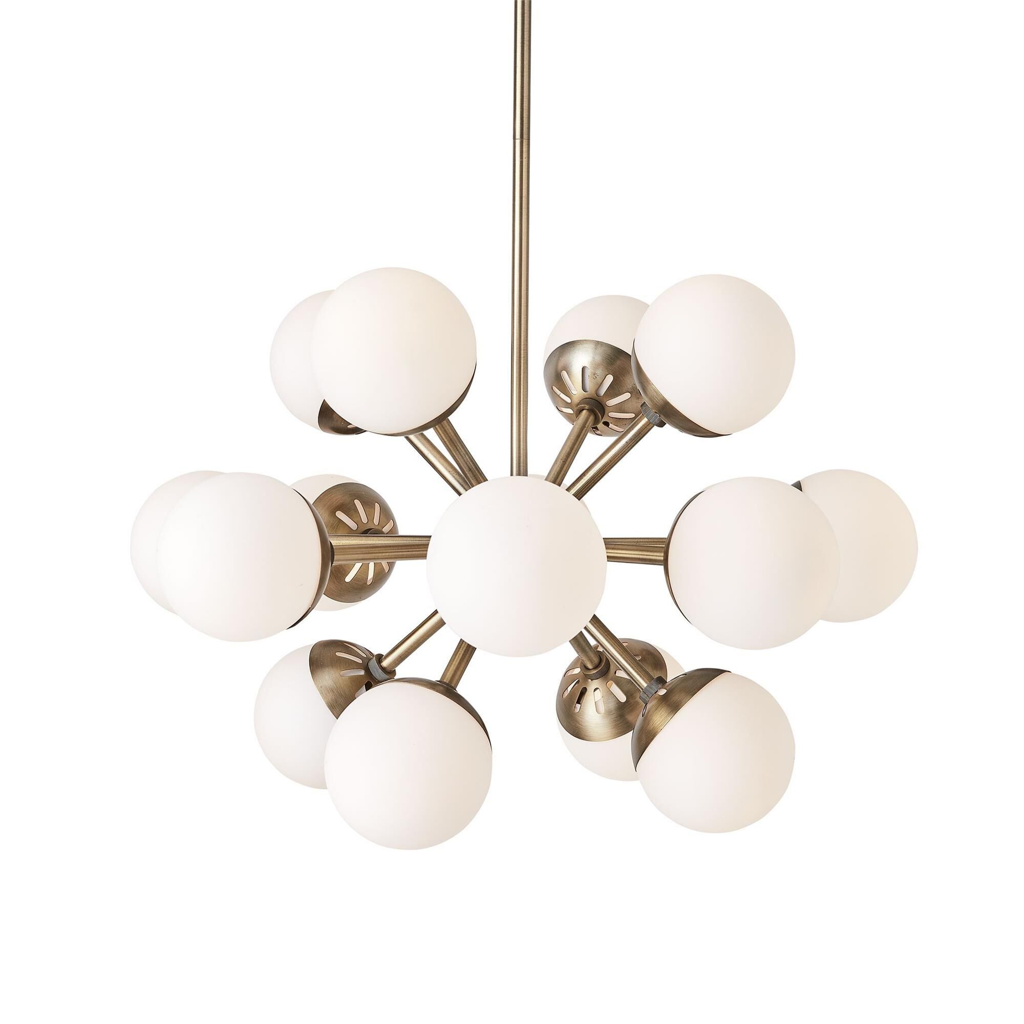 Revelation Design Droplet 28 Inch 16 Light Chandelier,