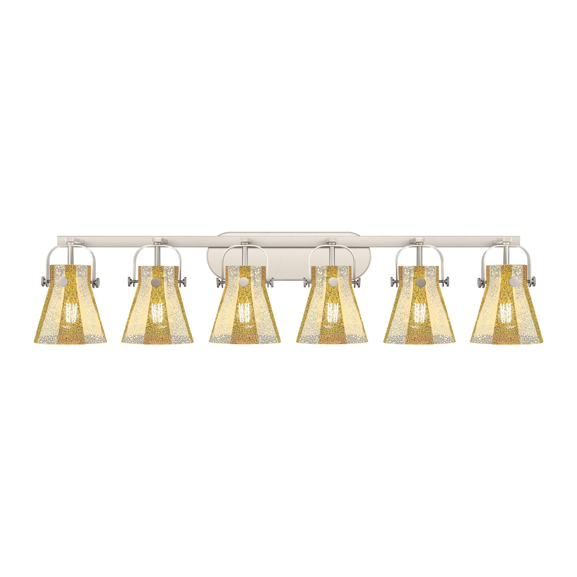 Bruno Marashlian Pilaster II Cone 46 Inch Bath Vanity Light by Innovations Lighting