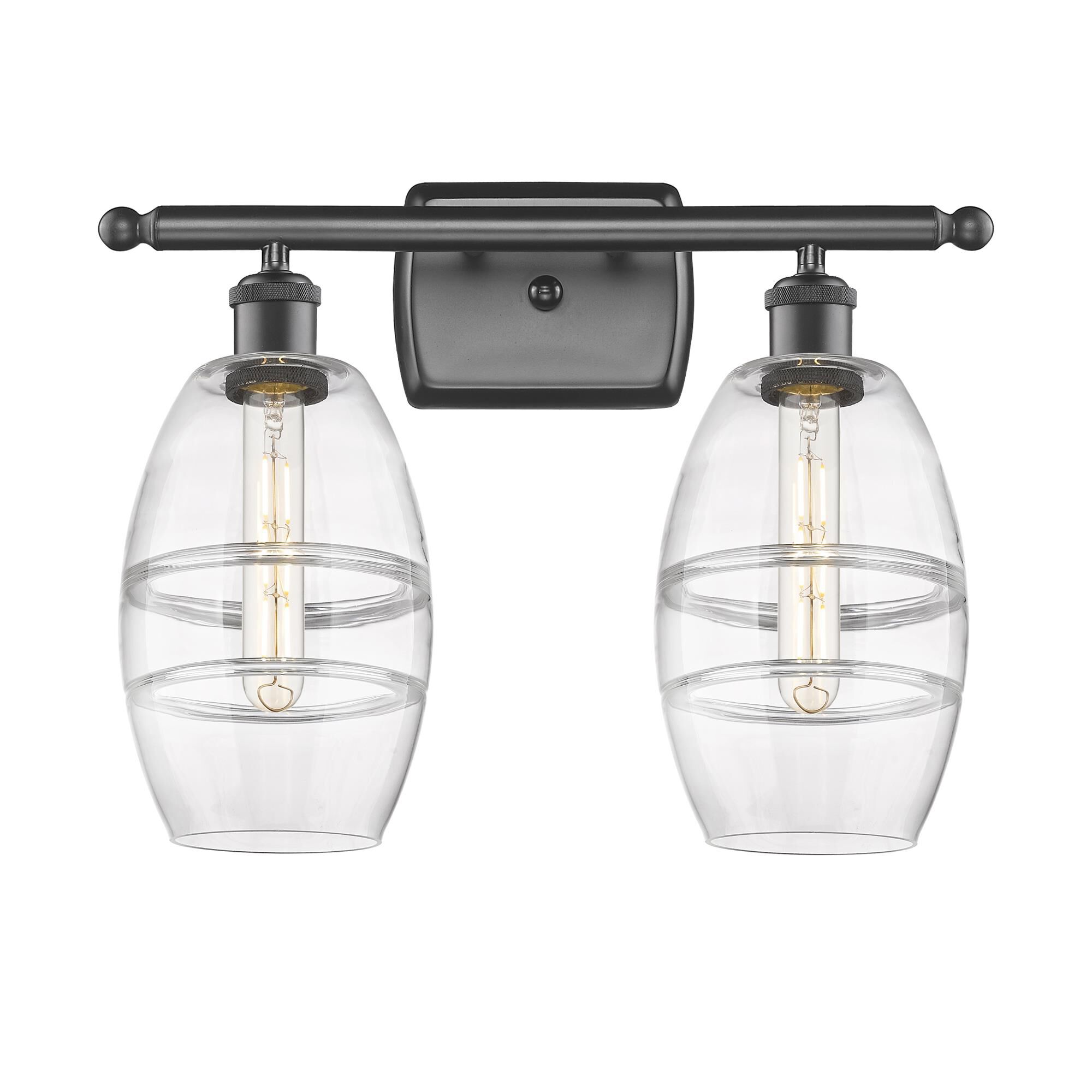 Shown in Oil Rubbed Bronze finish and Clear glass