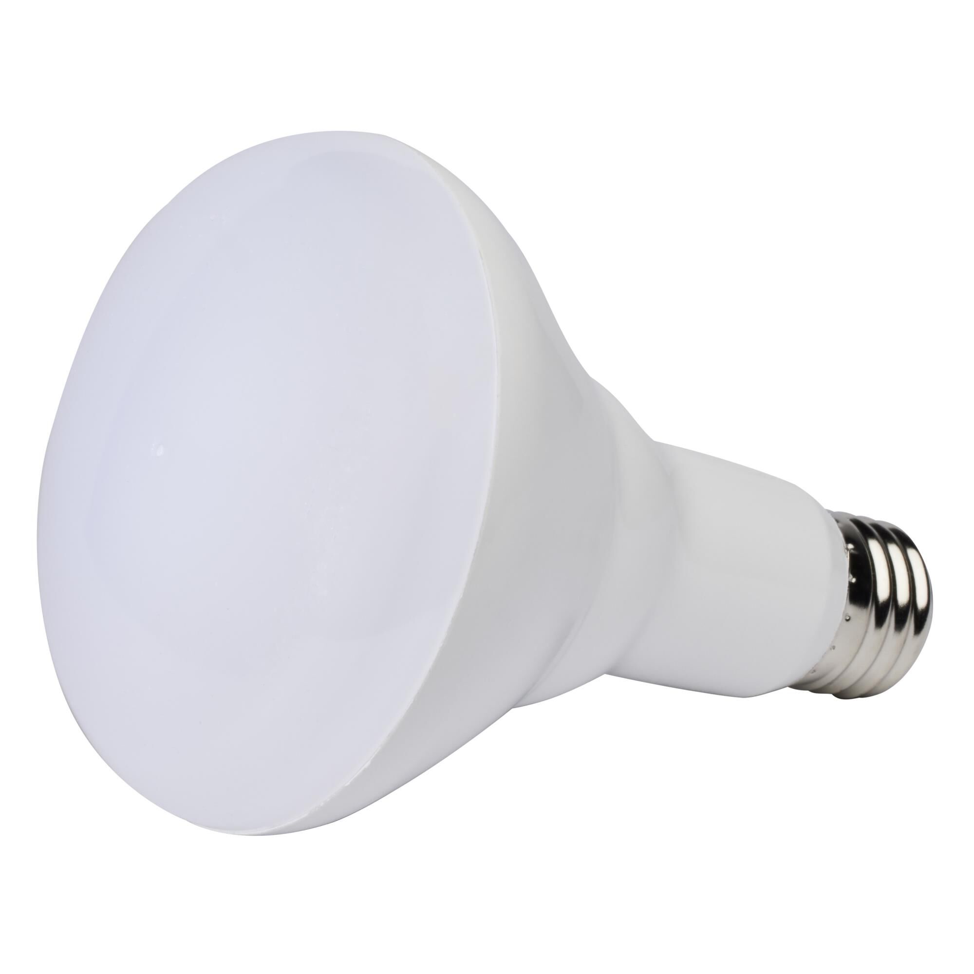 Dimmable 8.5 Watt 3000K BR30 LED Light Bulb by Satco