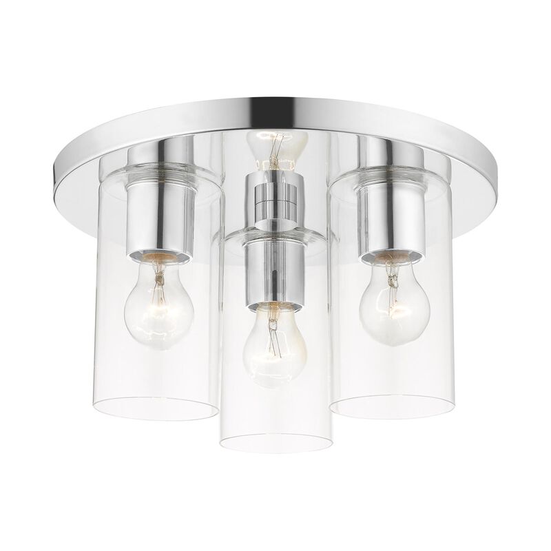 Zurich 3 Light Flush Mount by Livex Lighting