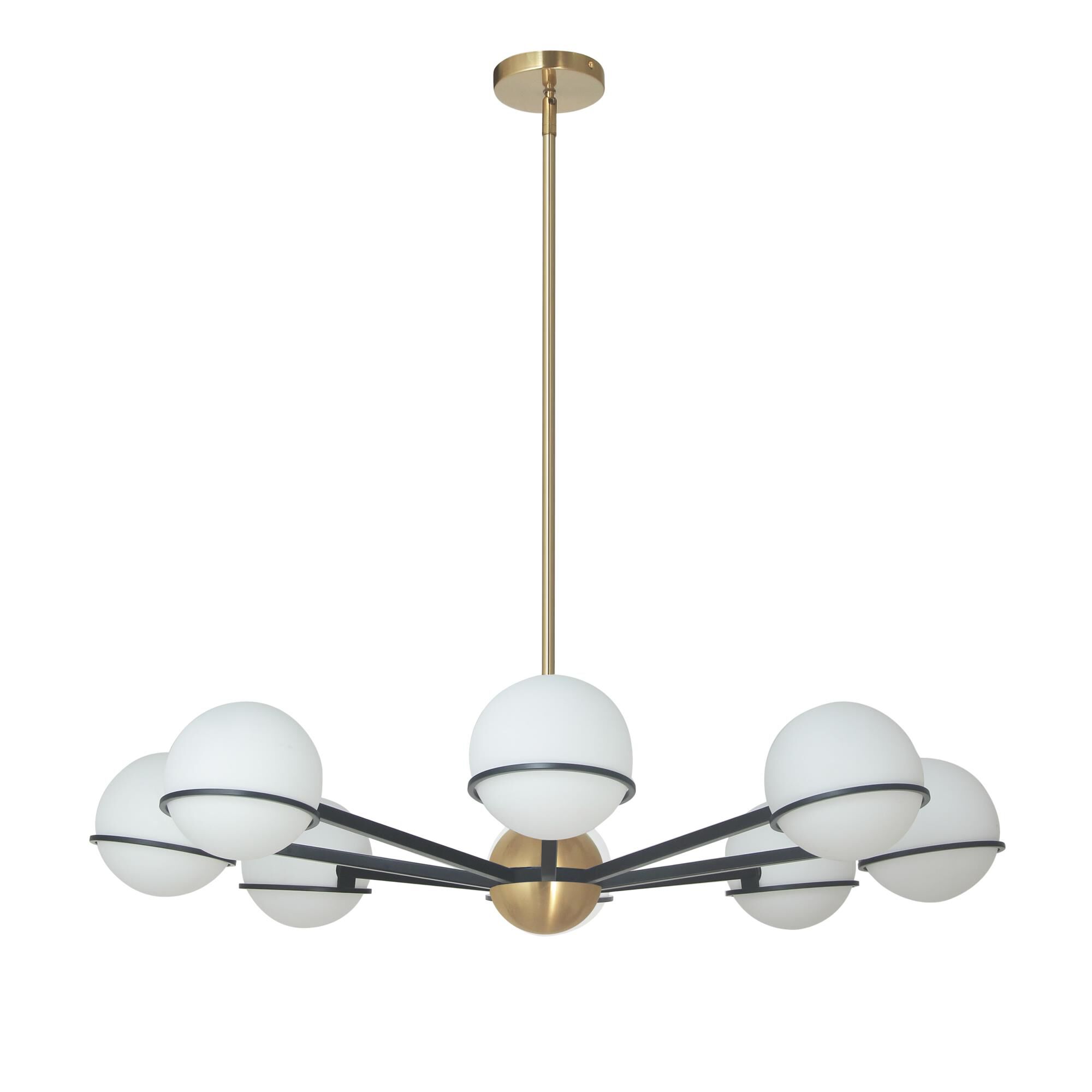 Sofia 38 Inch 8 Light Chandelier by Dainolite