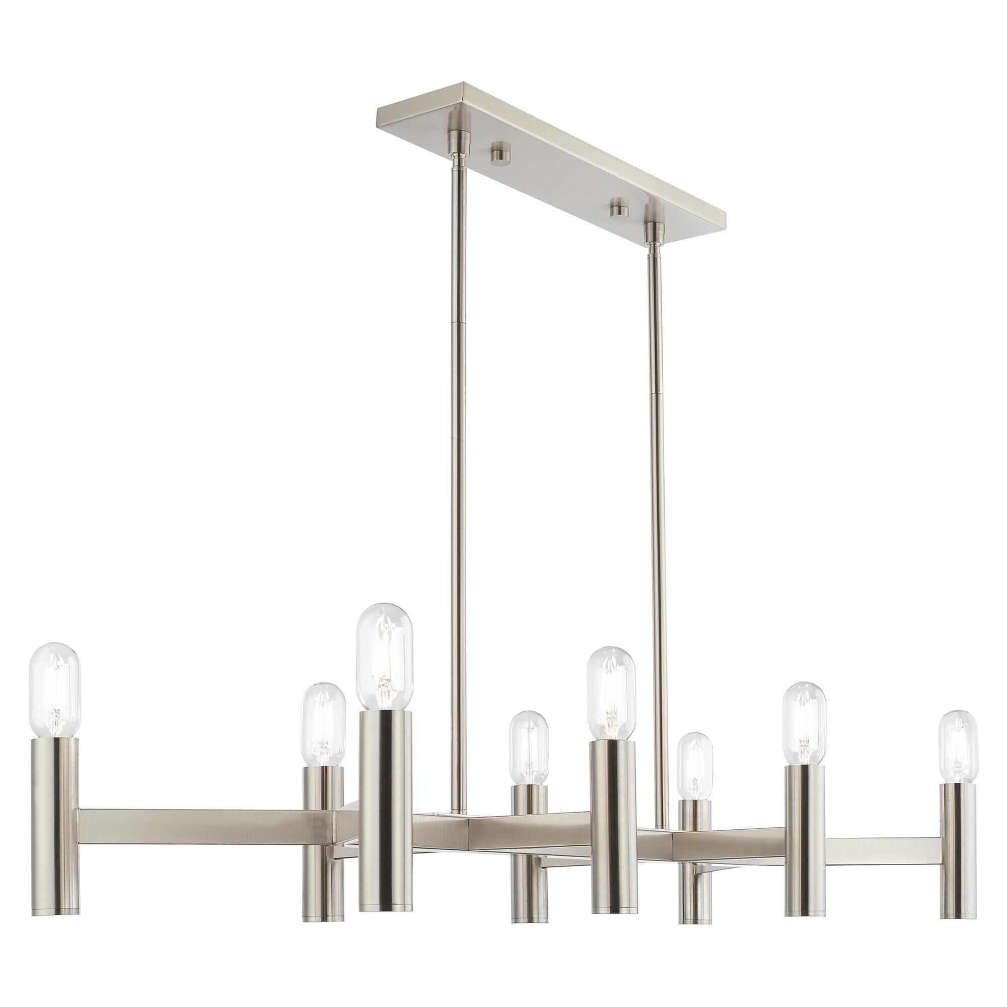 Copenhagen 40 Inch 8 Light Linear Suspension Light by Livex Lighting