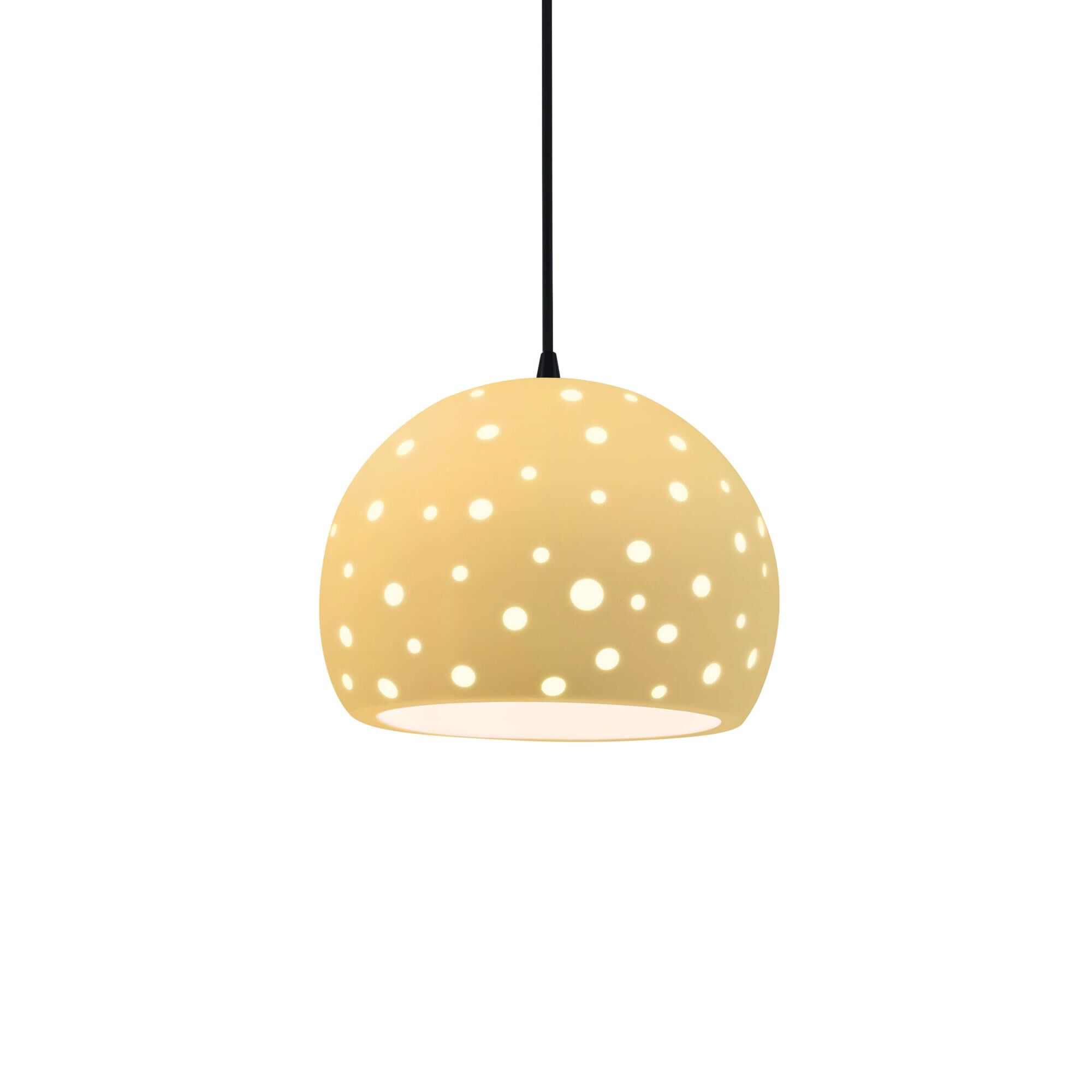 Perforated Globe 7 Inch Mini Pendant by Justice Design Group