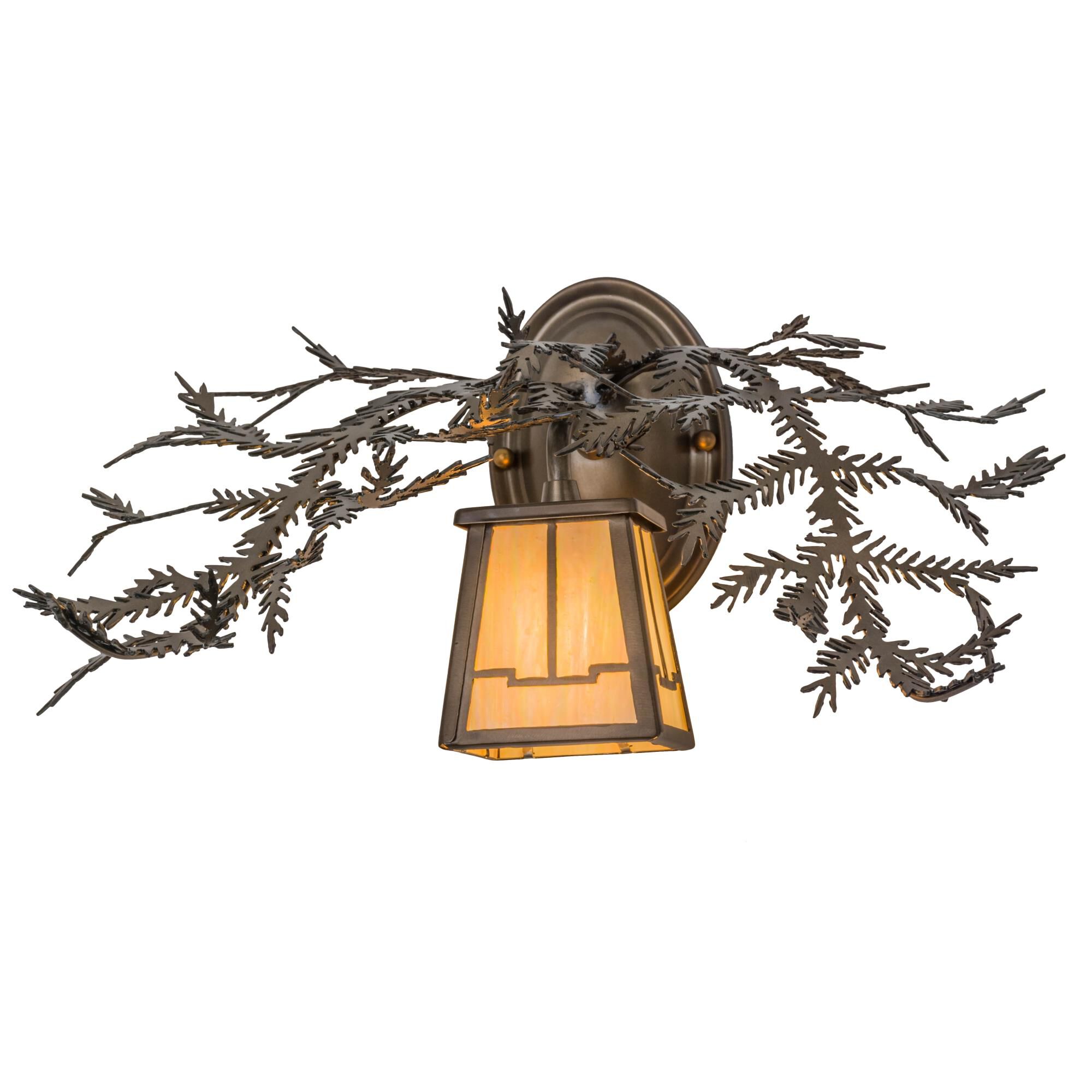 Pine Branch Valley View 16 Inch Wall Sconce by Meyda Lighting