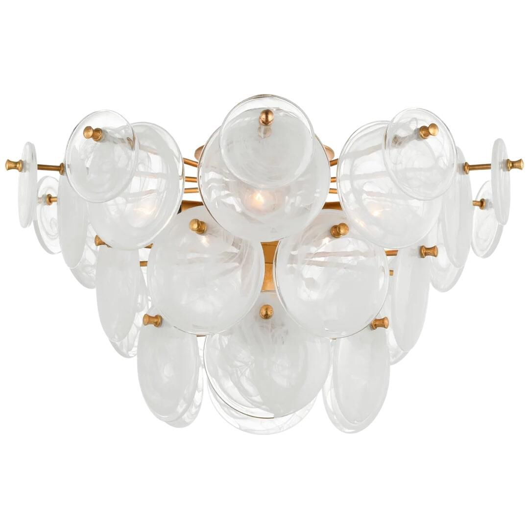 AERIN Loire 22 Inch 5 Light LED Semi Flush Mount by Visual Comfort Signature Collection
