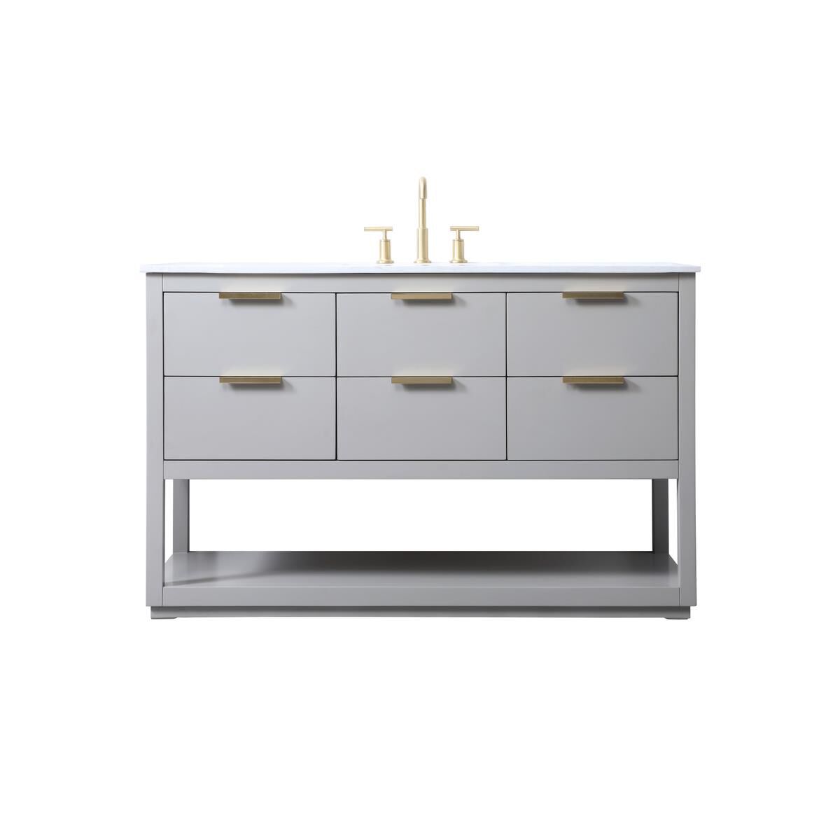 Larkin 54 Inch Bath Vanity by Elegant Decor