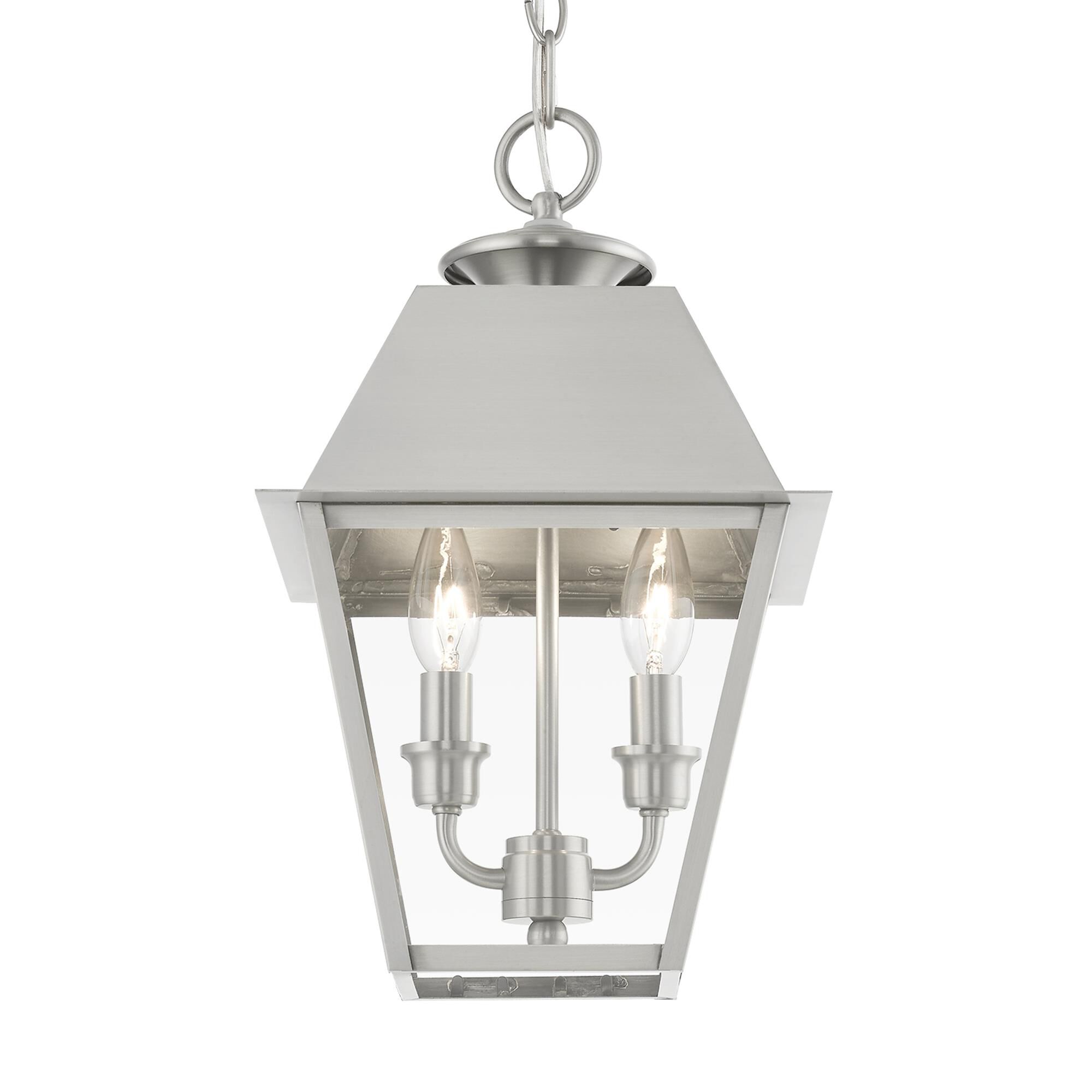 Wentworth 15 Inch Tall 2 Light Outdoor Hanging Lantern by Livex Lighting