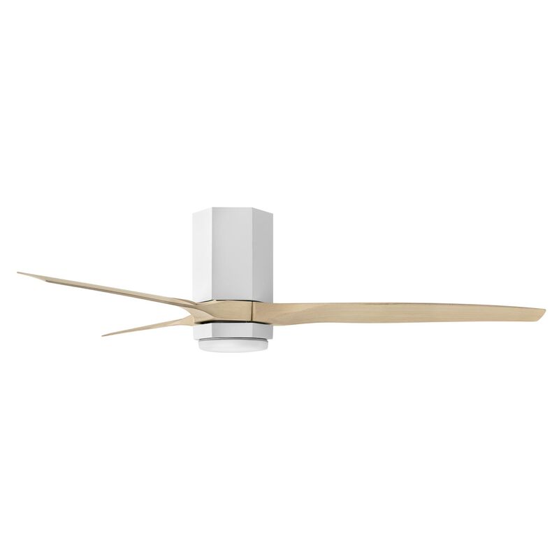 Facet 52 Inch Flush Mount Fan with Light Kit by Hinkley
