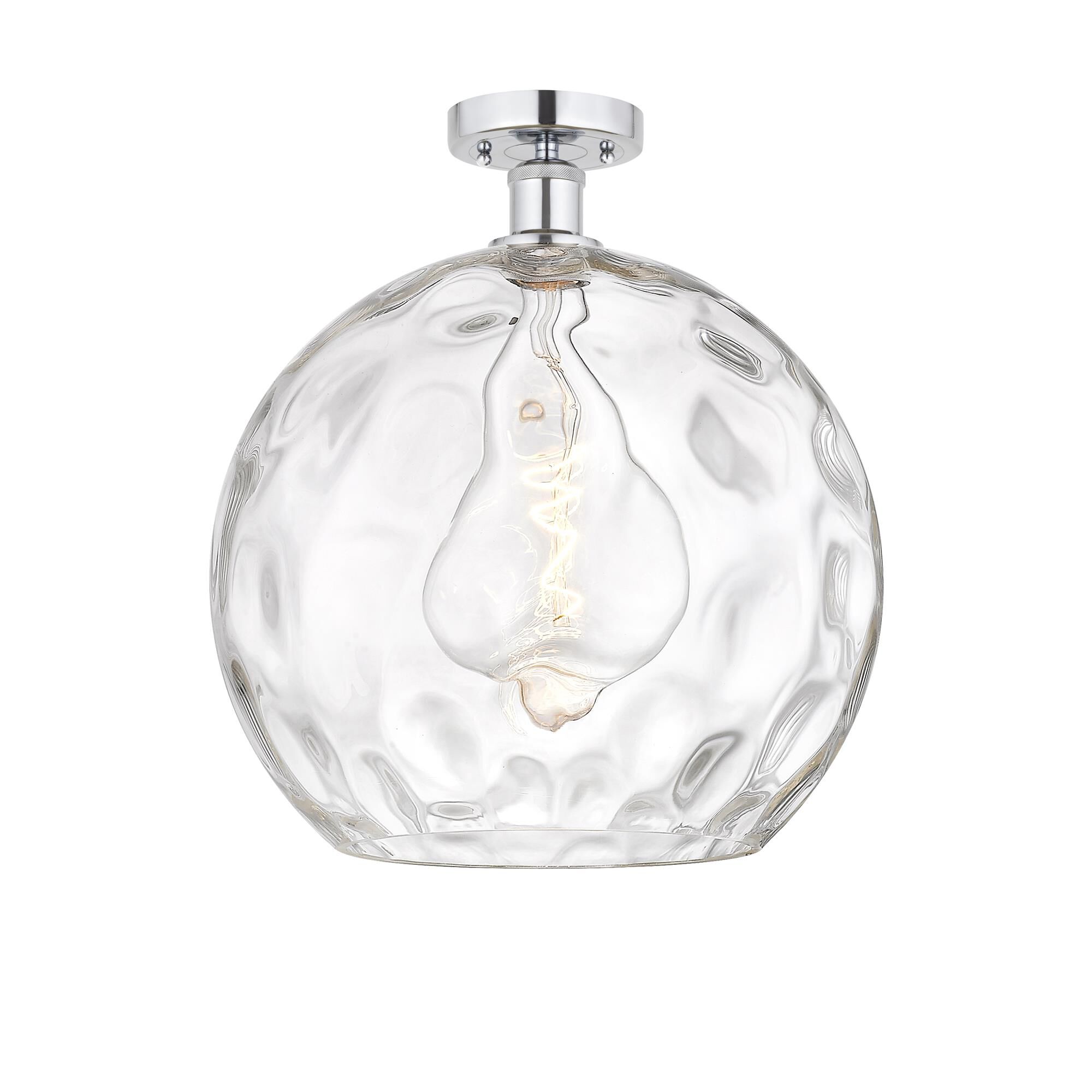 Shown in Polished Chrome finish and Clear Water glass