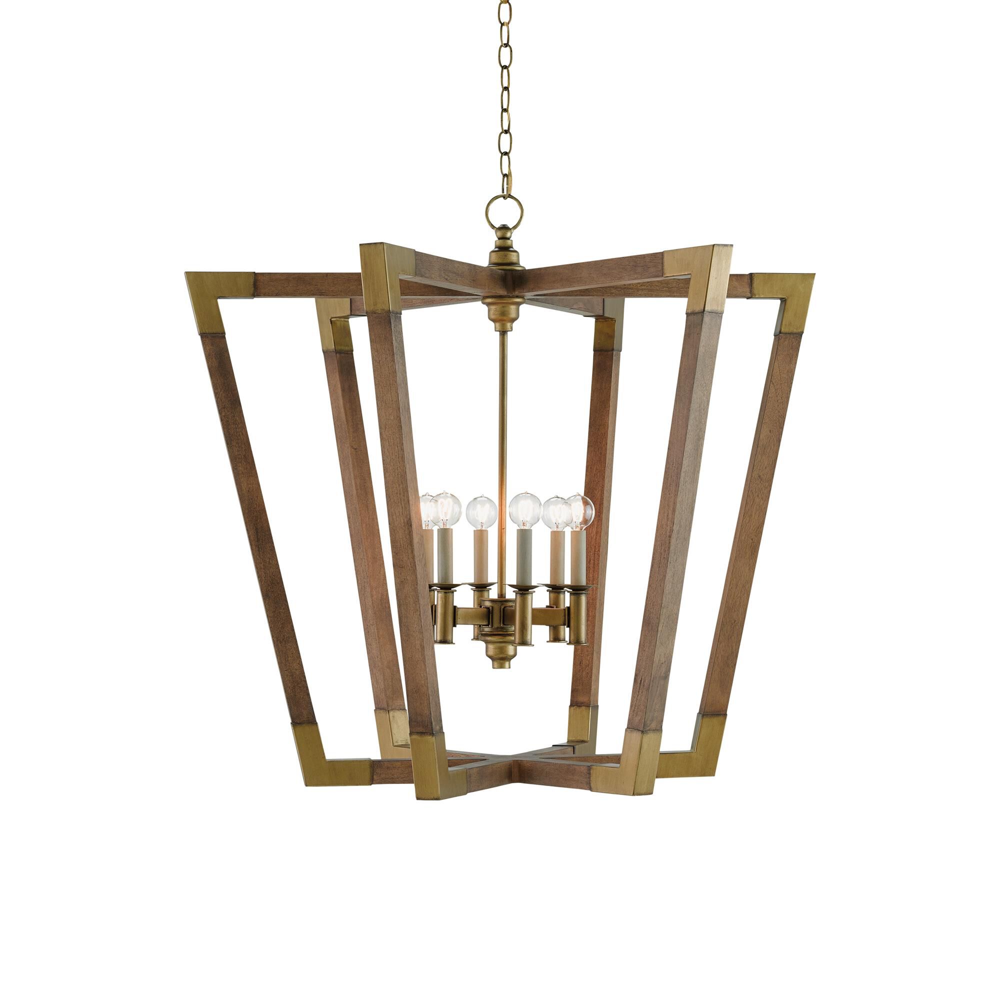 Shown in Chestnut/Brass finish