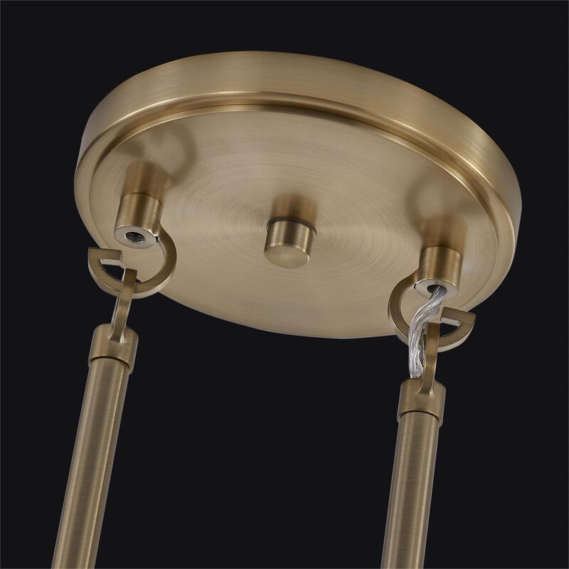 Durant Large Linear Chandelier by Allegri