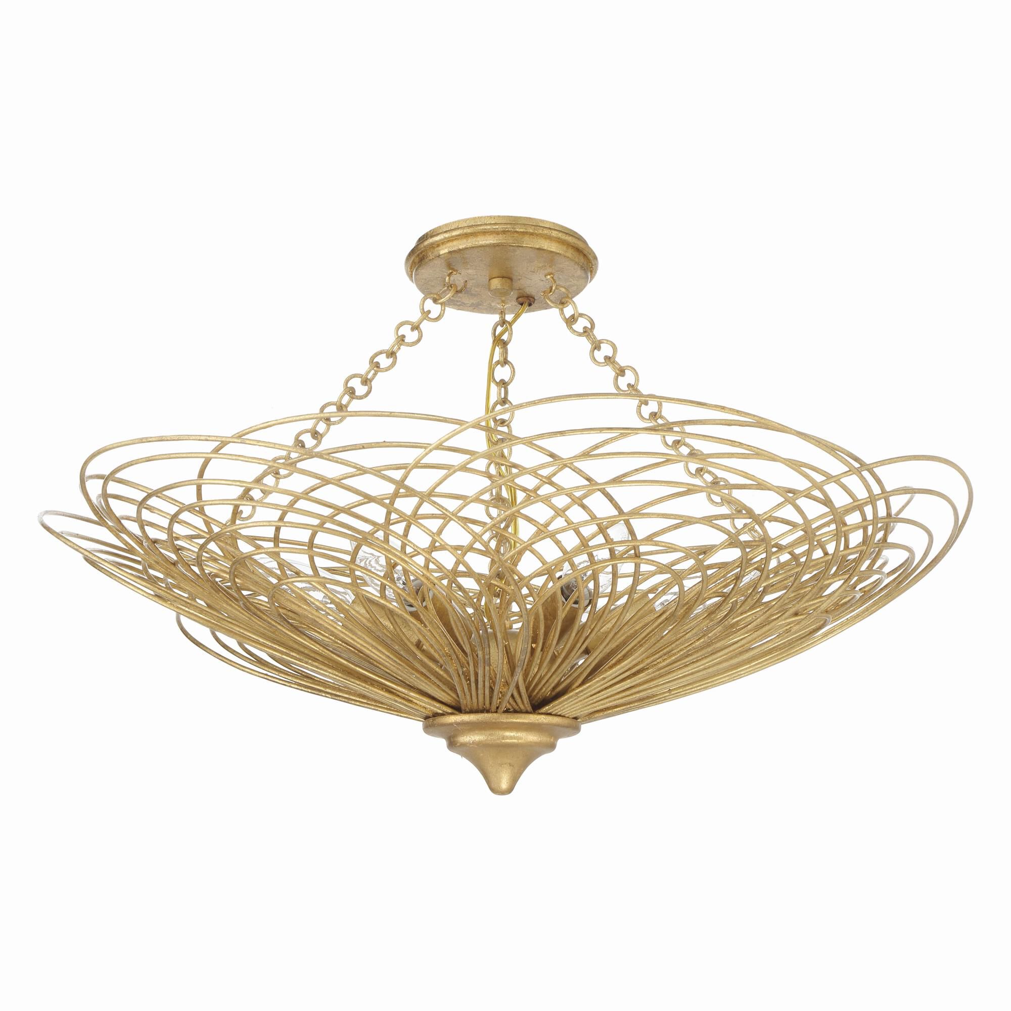 Doral Semi Flush Mount by Crystorama