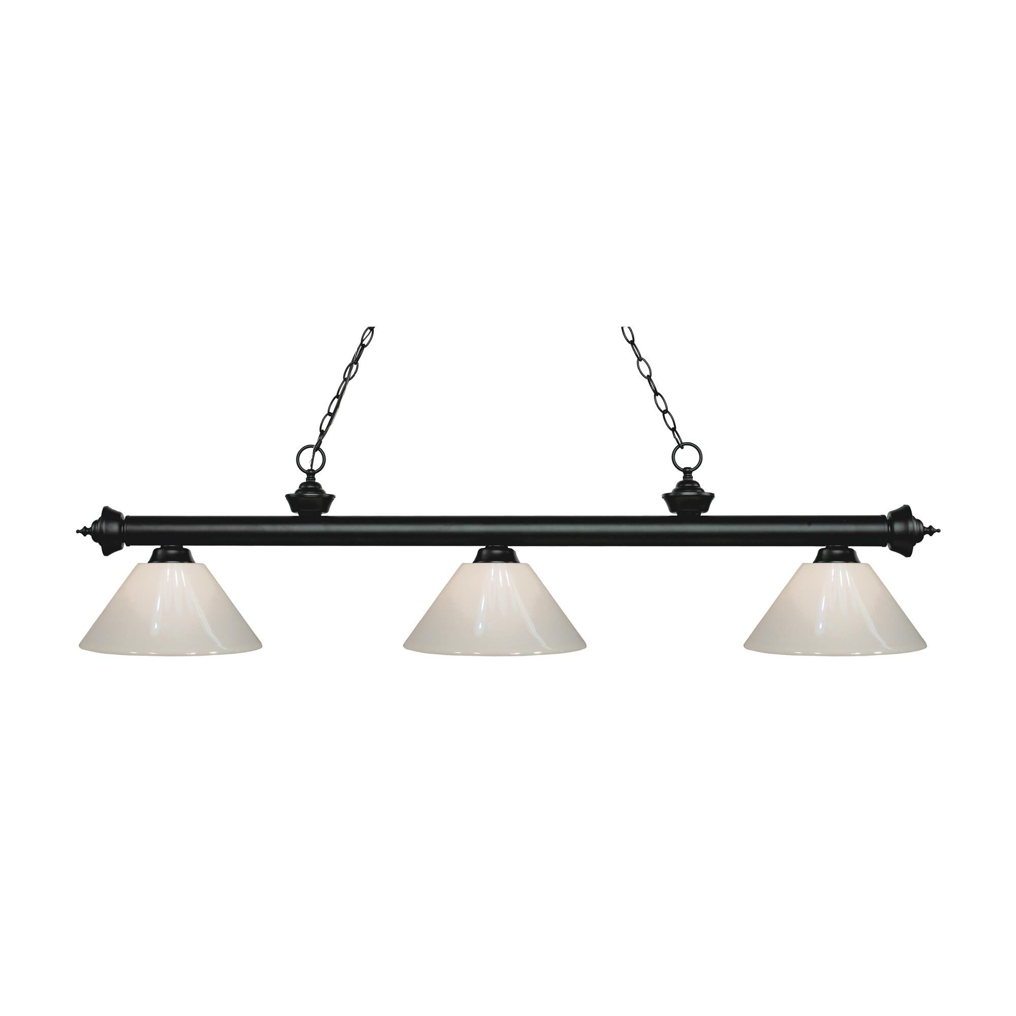 Shown in Matte Black finish and Plastic glass and Plastic shade