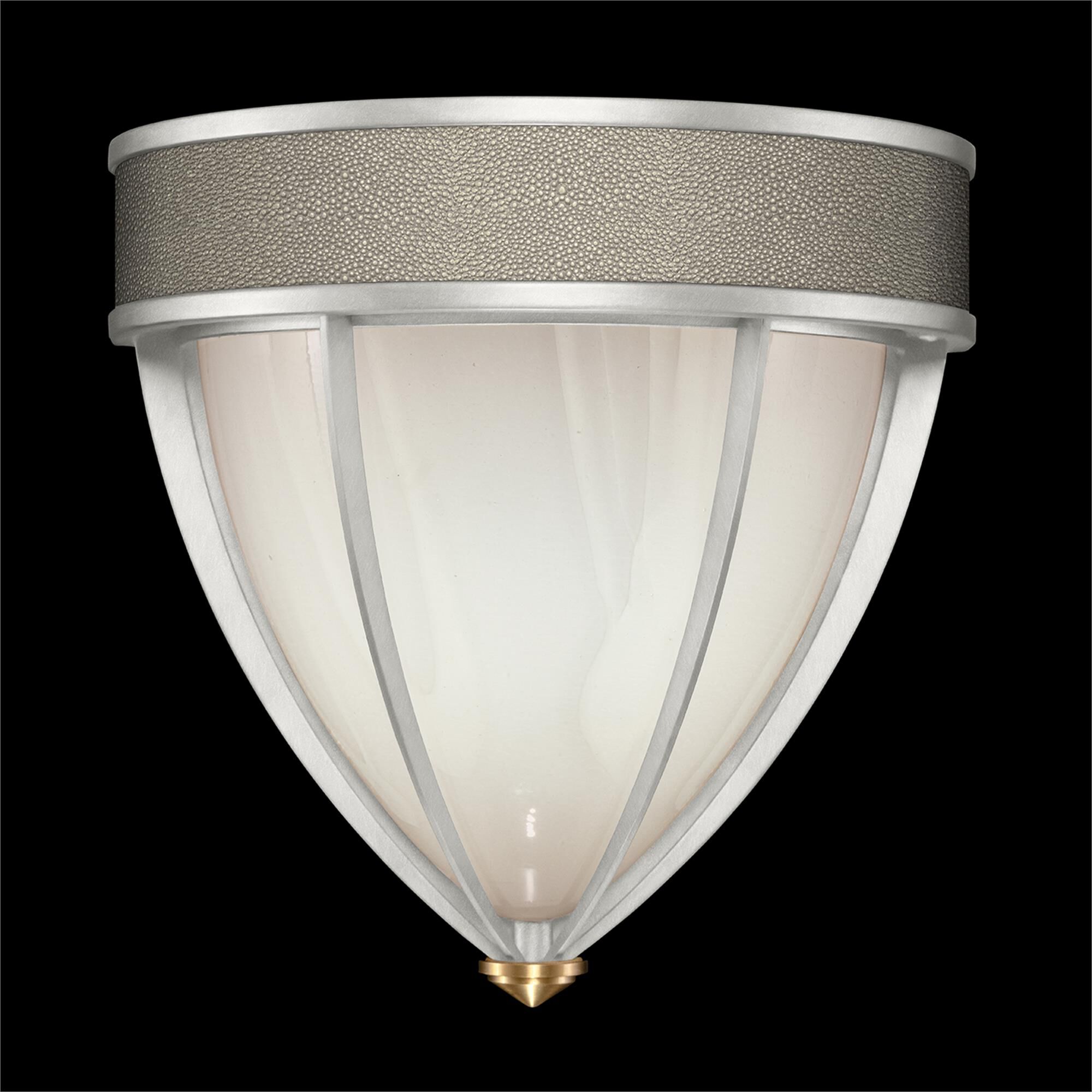 Shown in Silver Leaf and Brass  finish and Coco accent