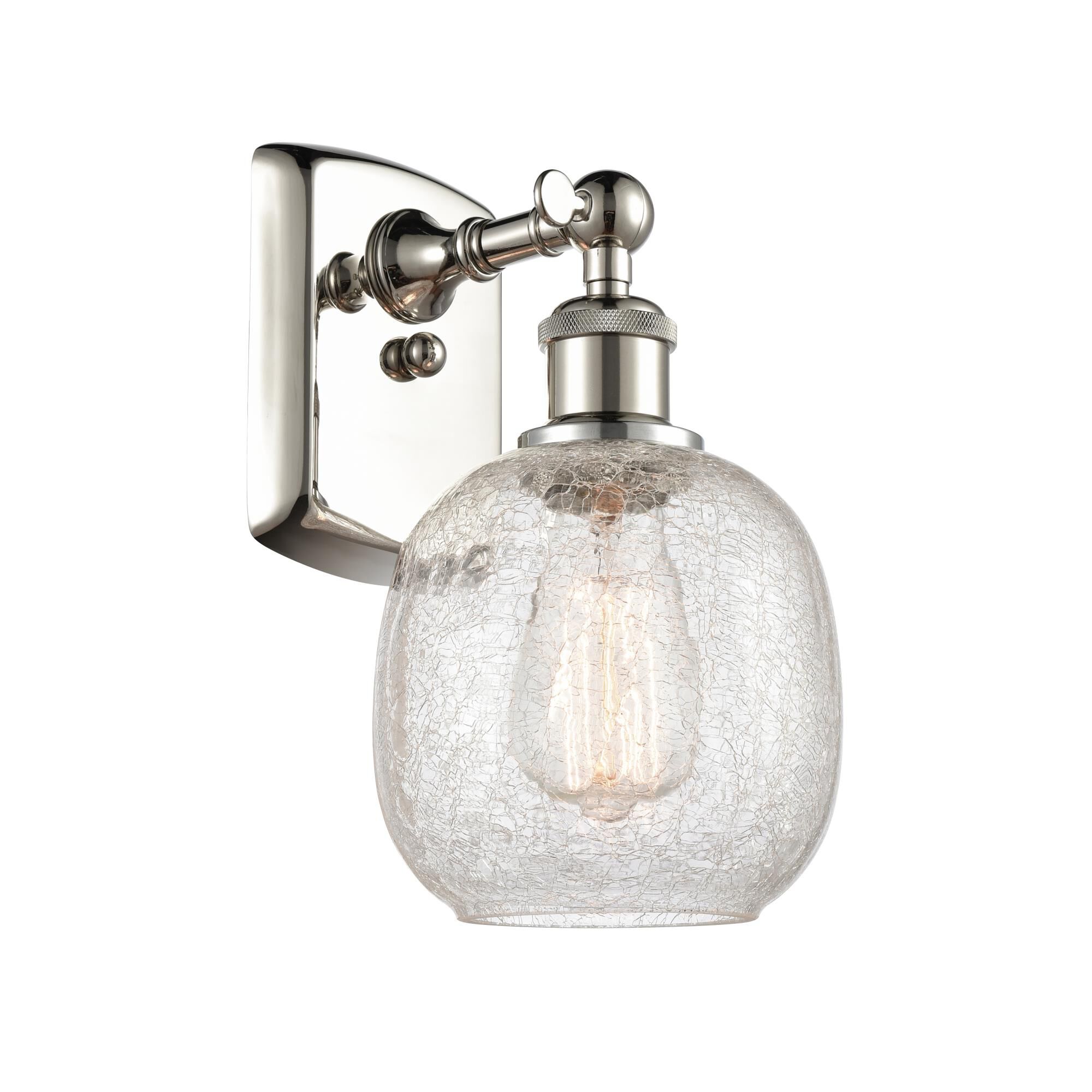 Shown in Polished Nickel finish and Sphere glass and Glass shade