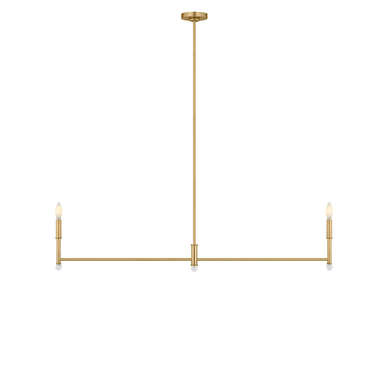 Alexa Hampton Greard Medium Linear Chandelier by Visual Comfort Studio