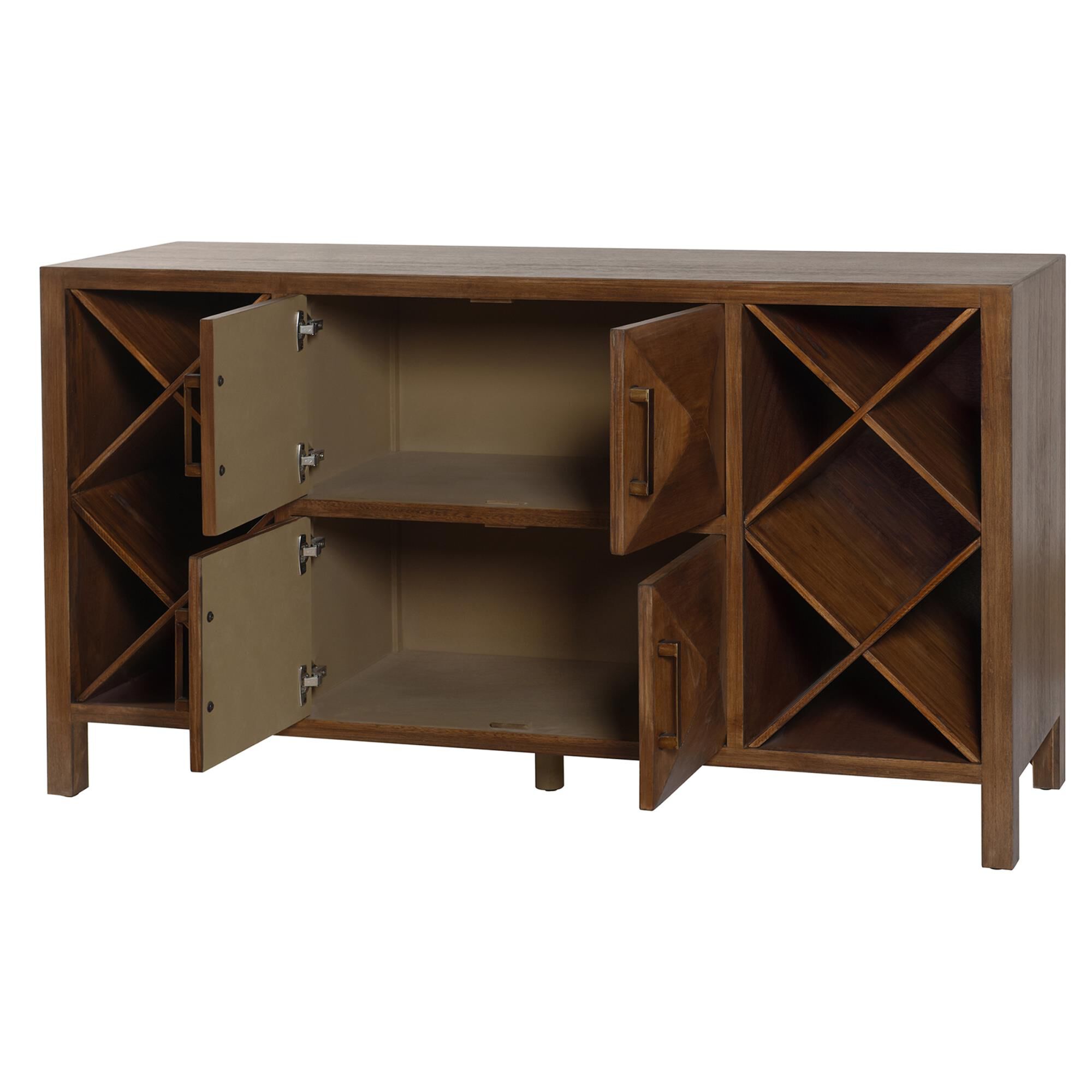 Norman Wyatt 60 Inch Storage Cabinet by Stylecraft