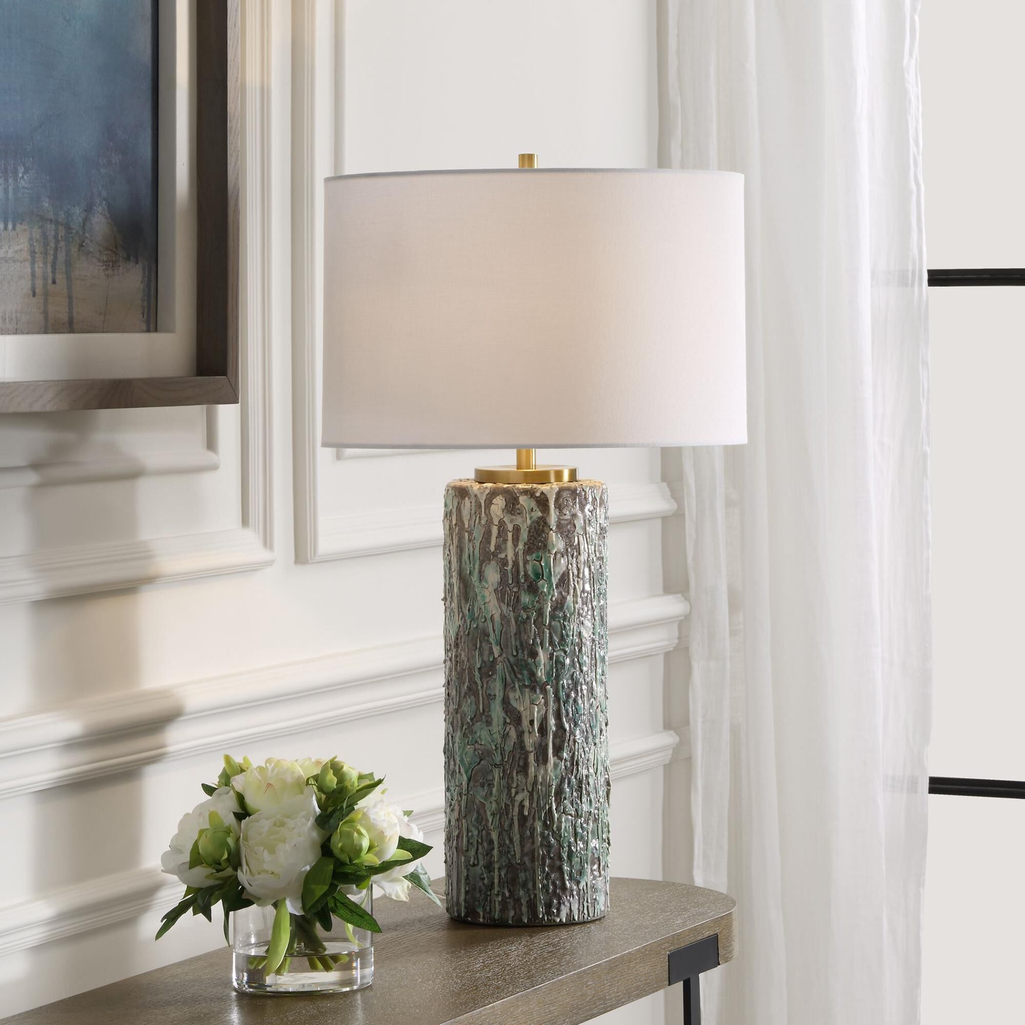 David Frisch Meltdown 29 Inch Table Lamp by Uttermost