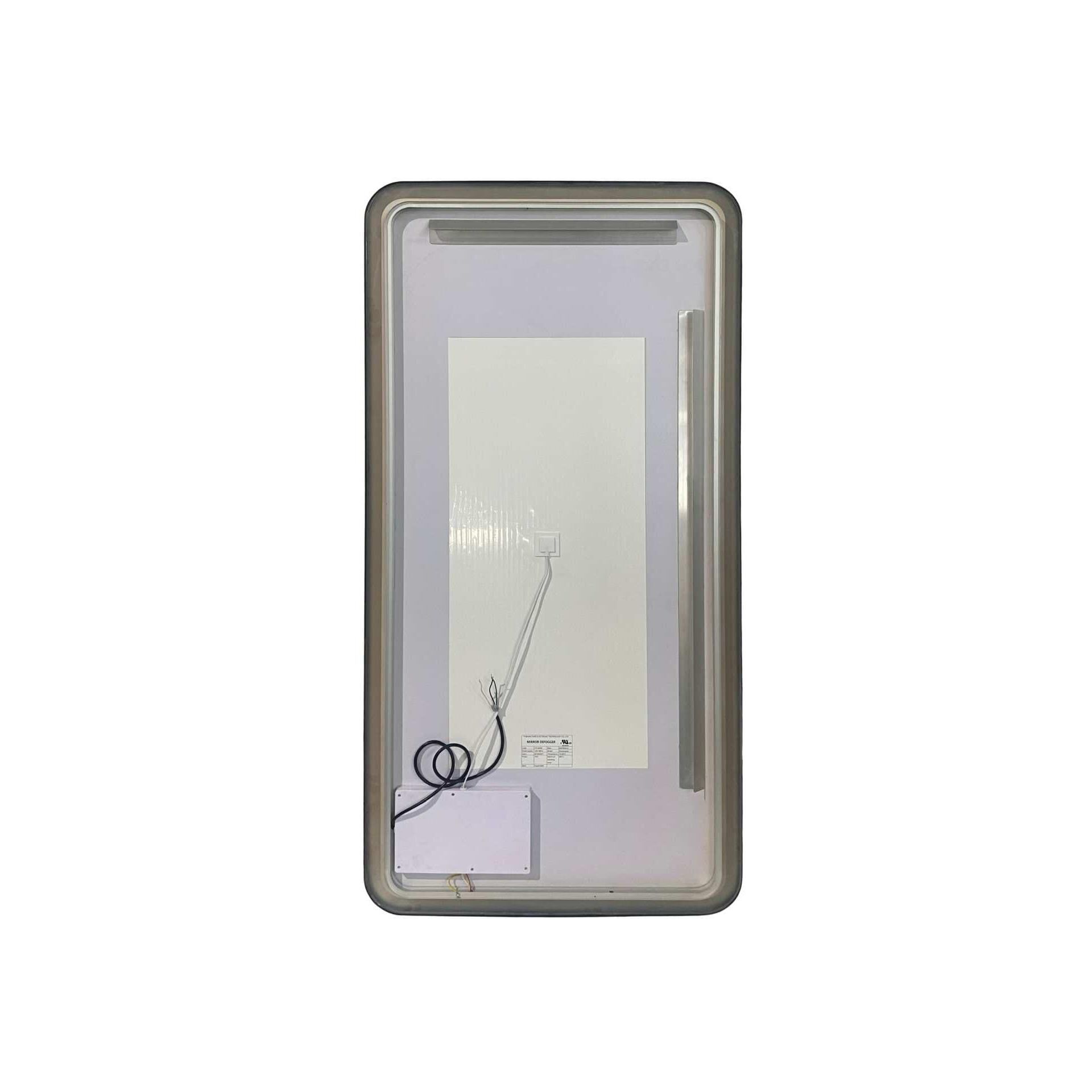 Harmoni 72 Inch Round LED Lighted Mirror by Elegant Decor