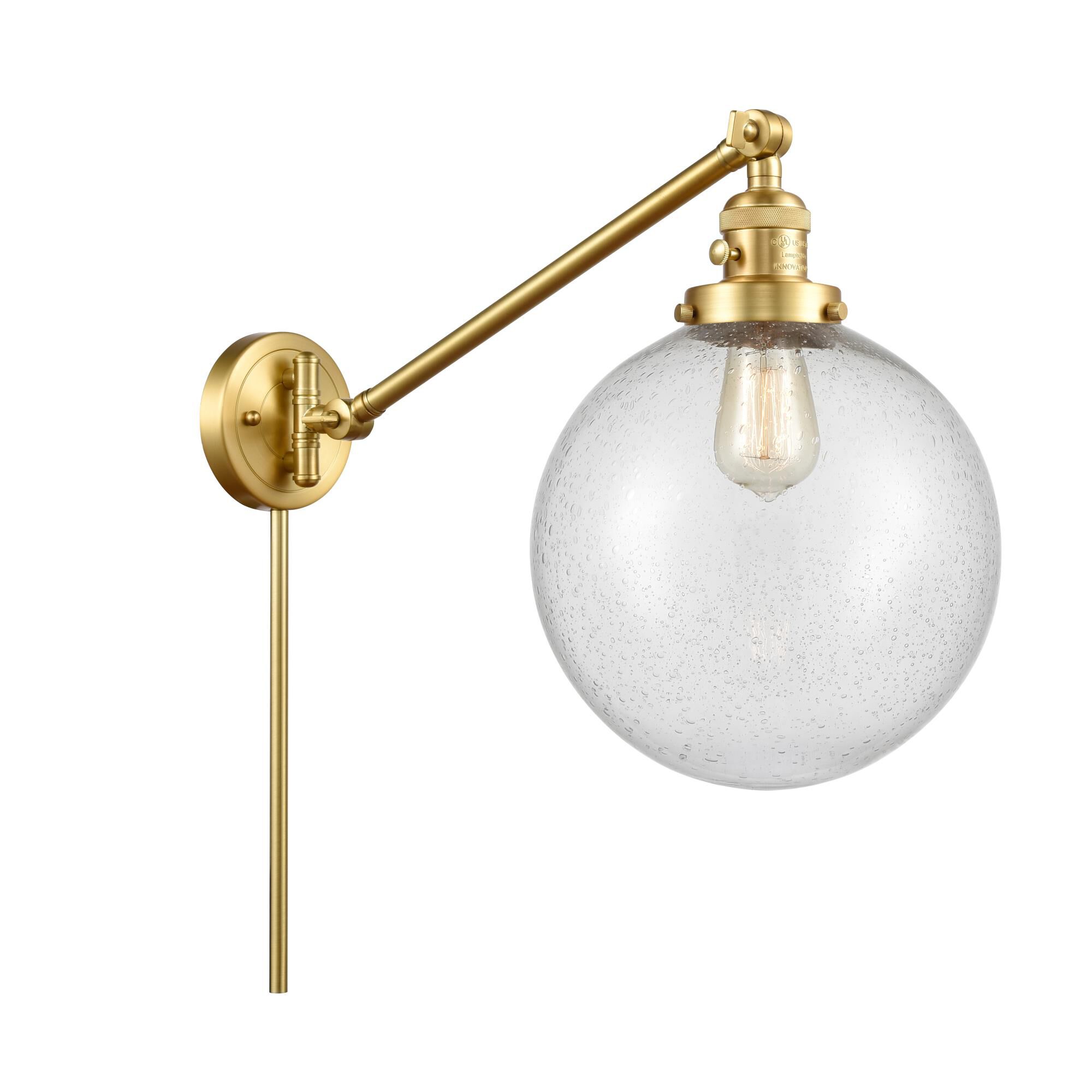 Bruno Marashlian X-Large Beacon Wall Swing Lamp by Innovations Lighting