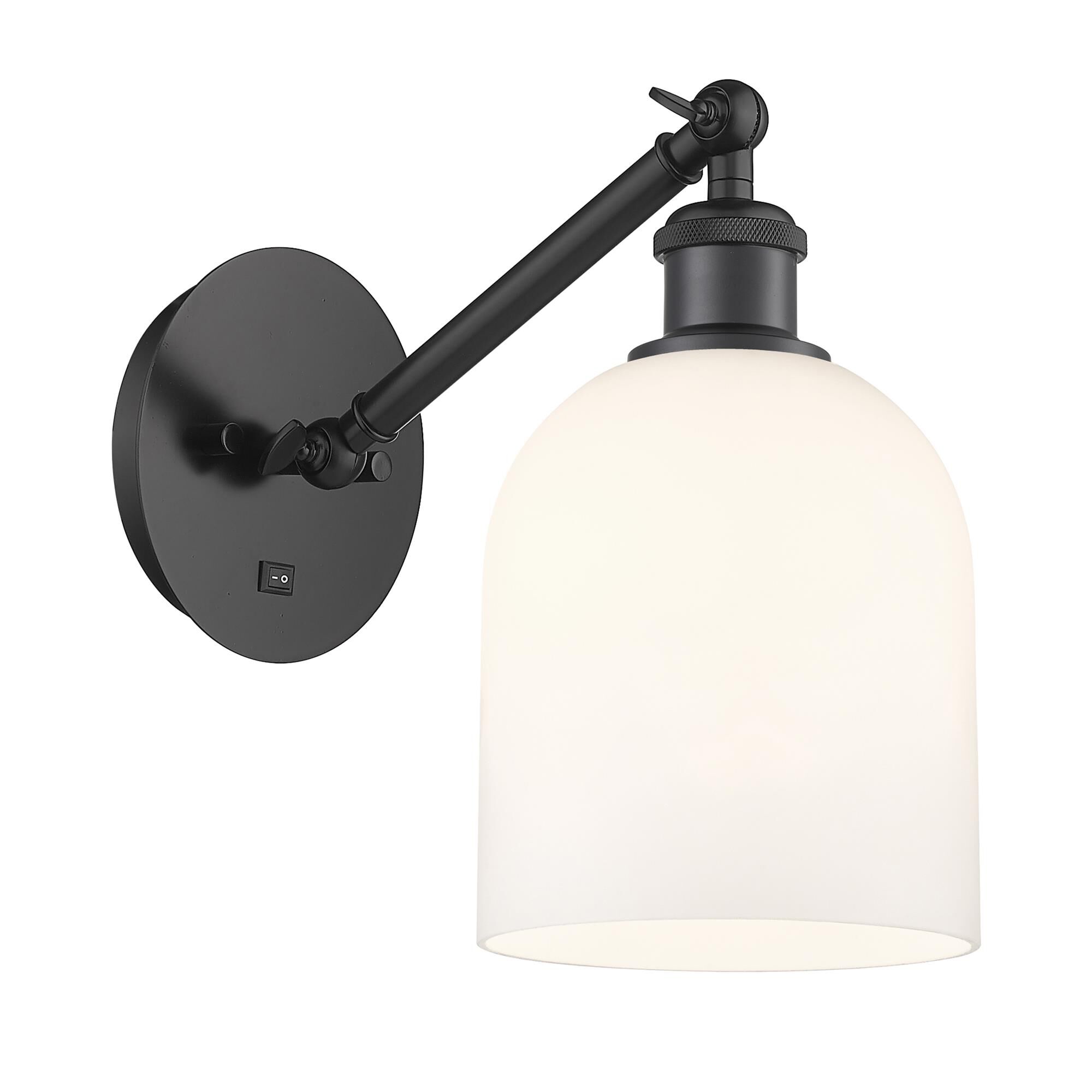 Shown in Matte Black finish and Gloss White glass